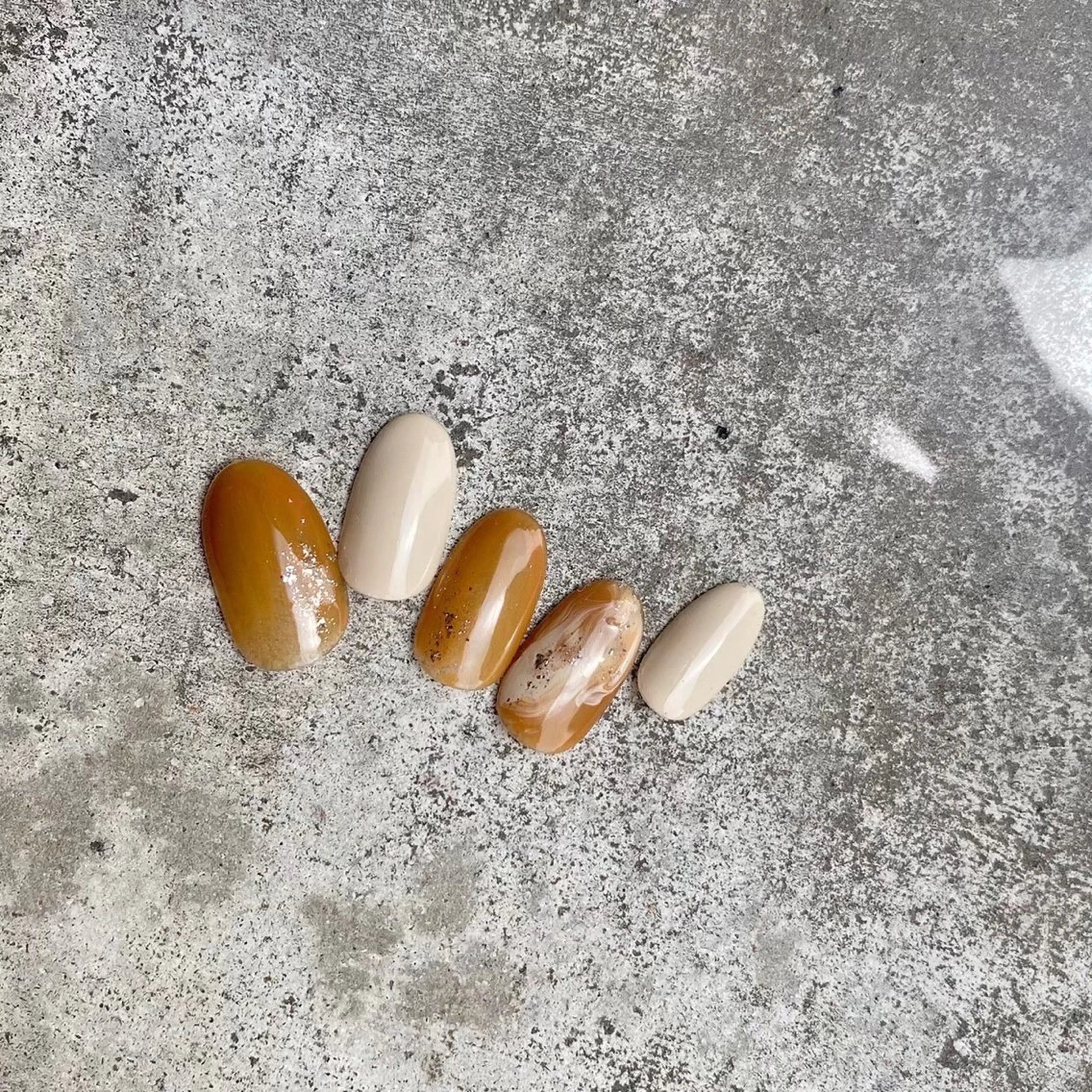 ネイル アートネイル ネイルチップ ⭐︎休業中の練習⭐︎ JNA認定講師髙橋のネイルデザイン