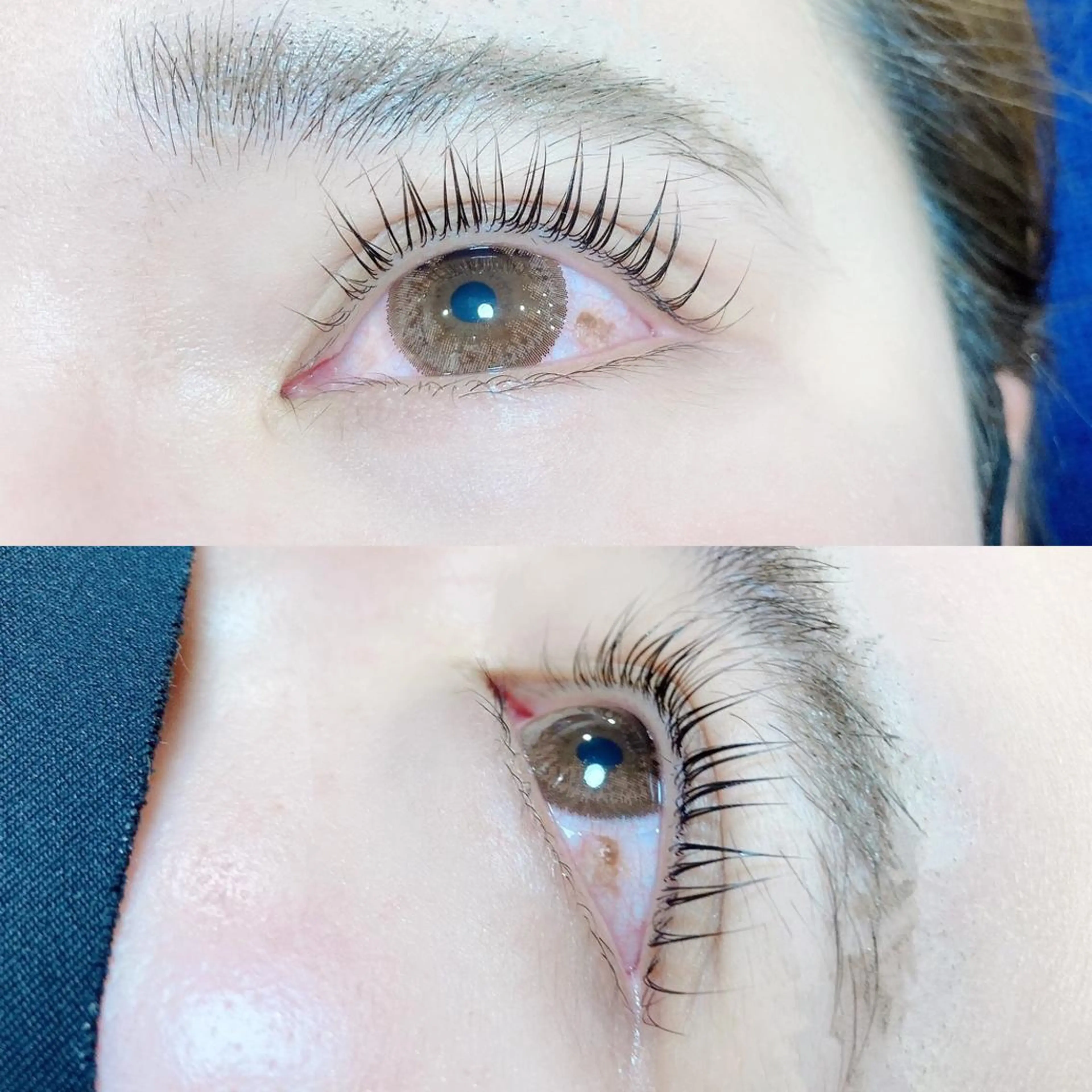 マツエク・マツパ パリジェンヌラッシュリフト 一重×まつ毛パーマ マリーテレジア 渋谷店❤️無料モデルのマツエク・マツパデザイン