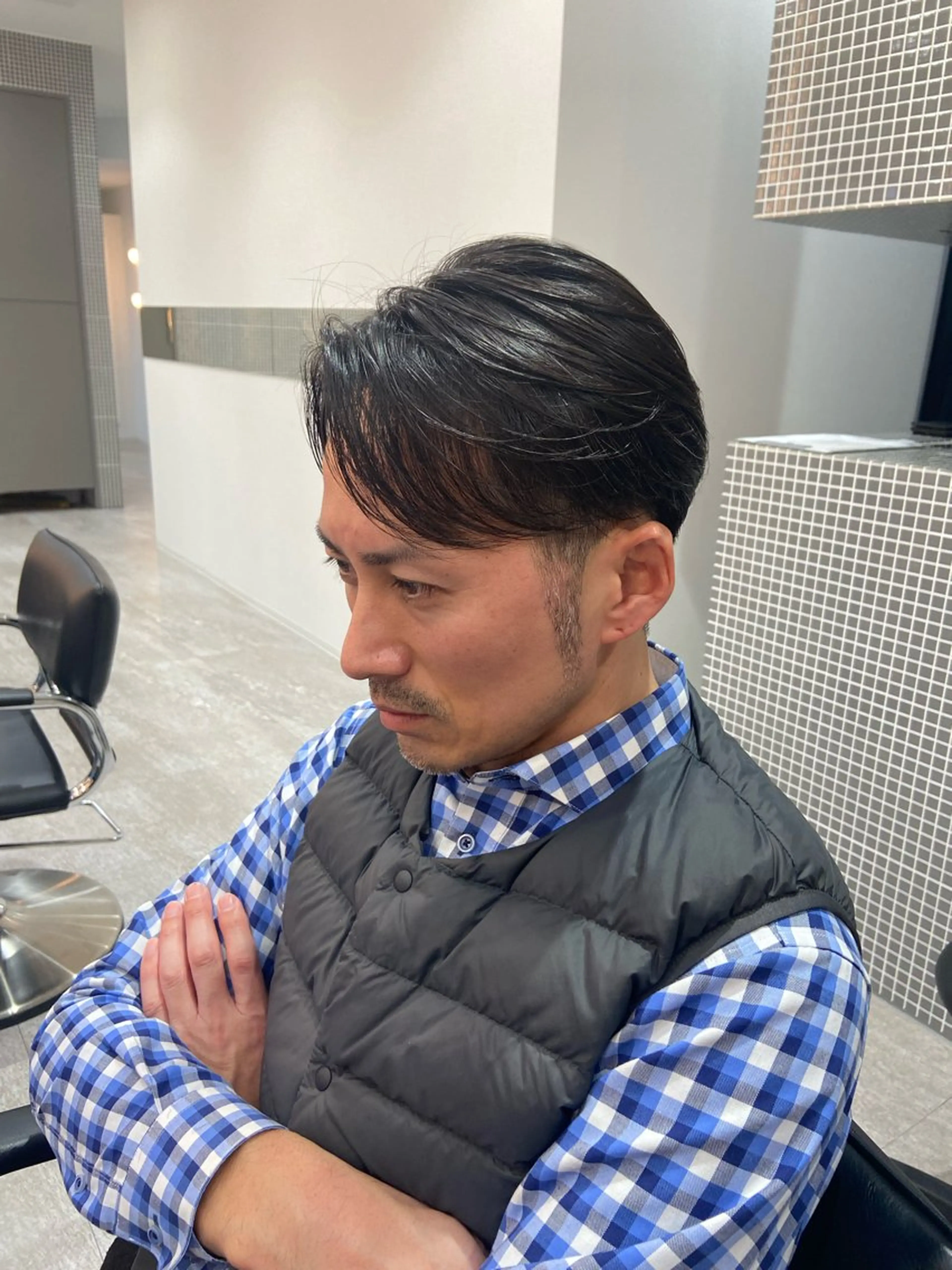 【ご新規様のメンズに🉐】デザインカット+眉カット+トリートメントの写真