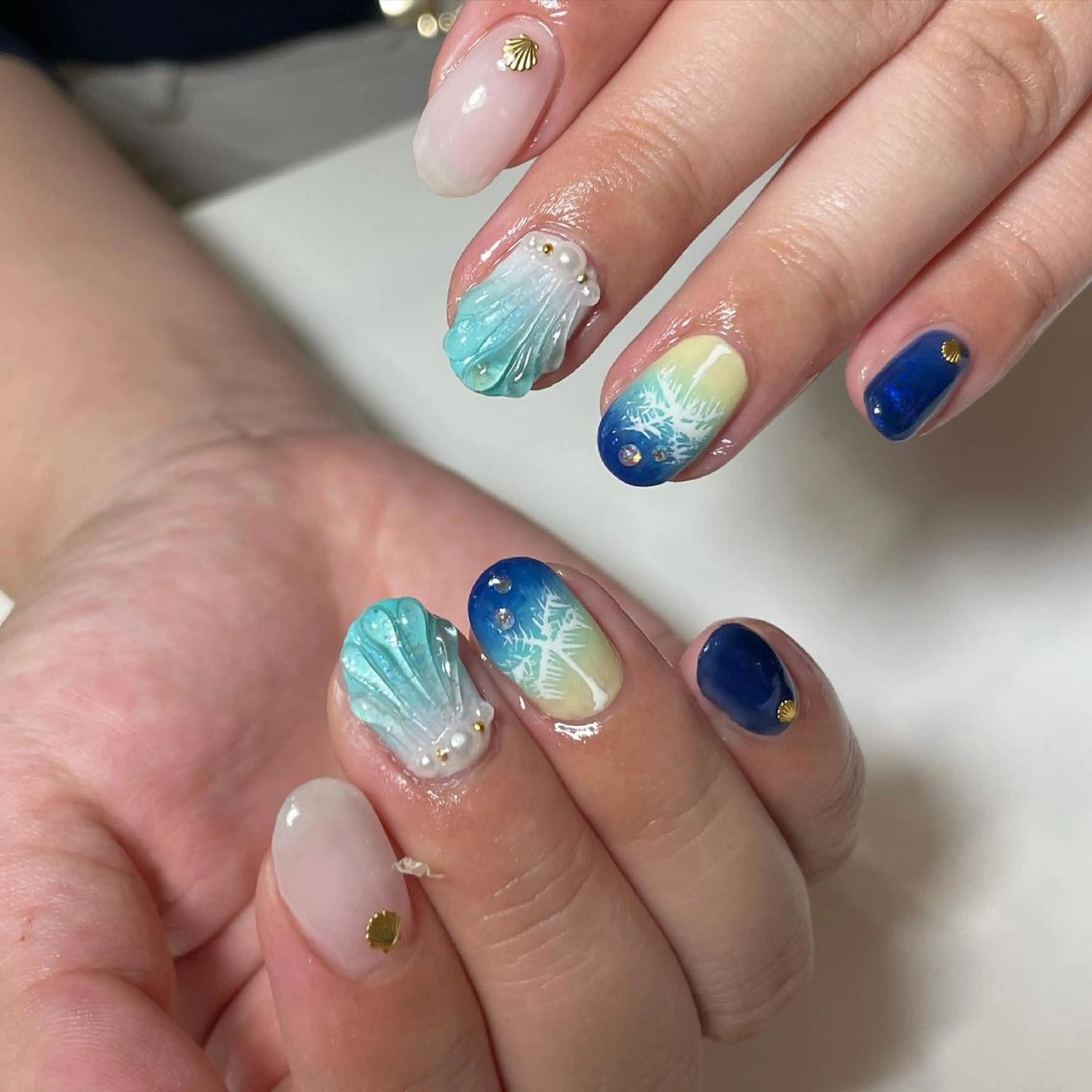 ネイル 夏ネイル ハンドネイル ネイルサロン Sweetのネイルデザイン