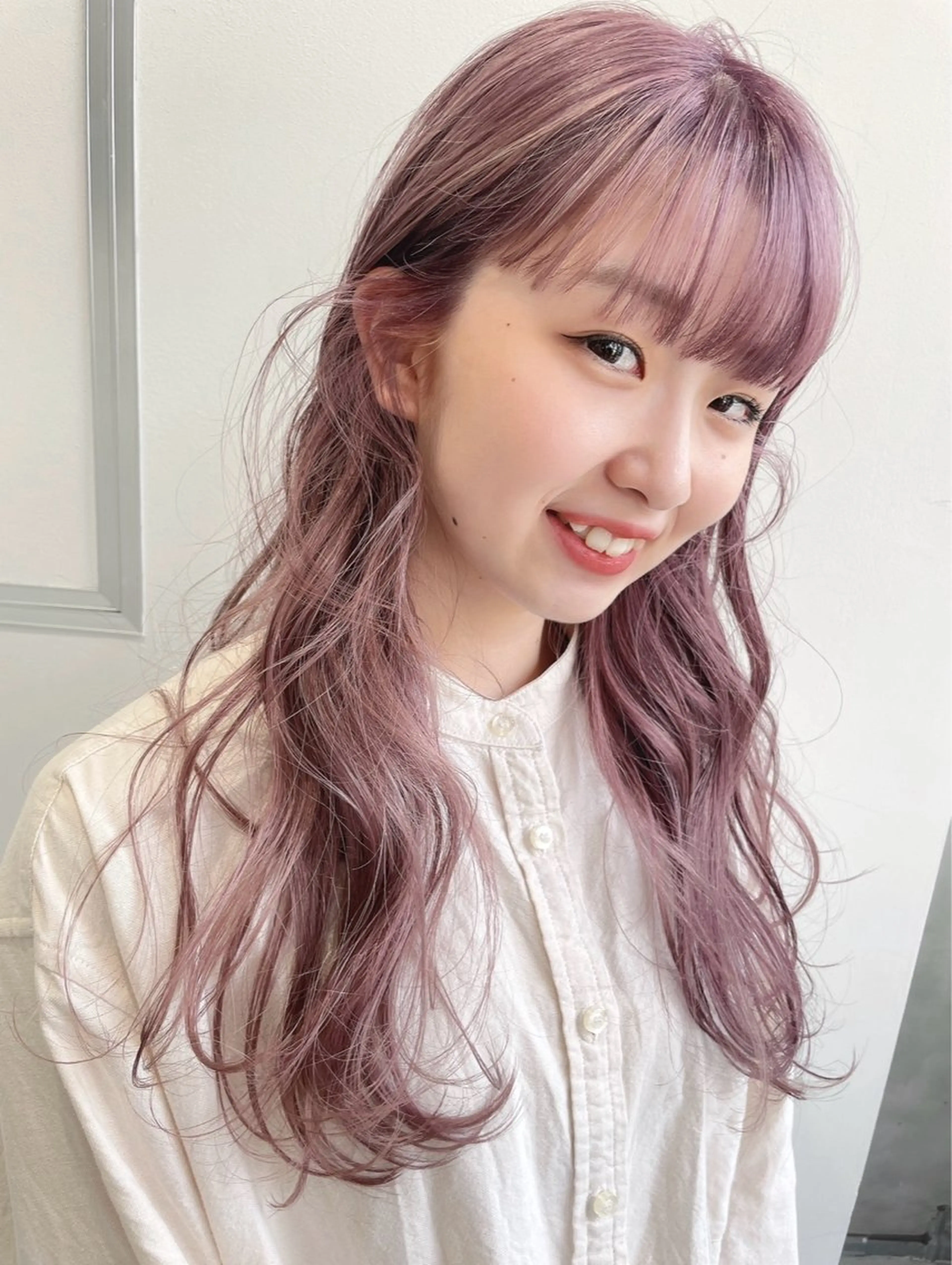 ロング カラー カット ヘアカラー トリートメント ill/ダブルカラー 髪質改善/小島のヘアスタイル