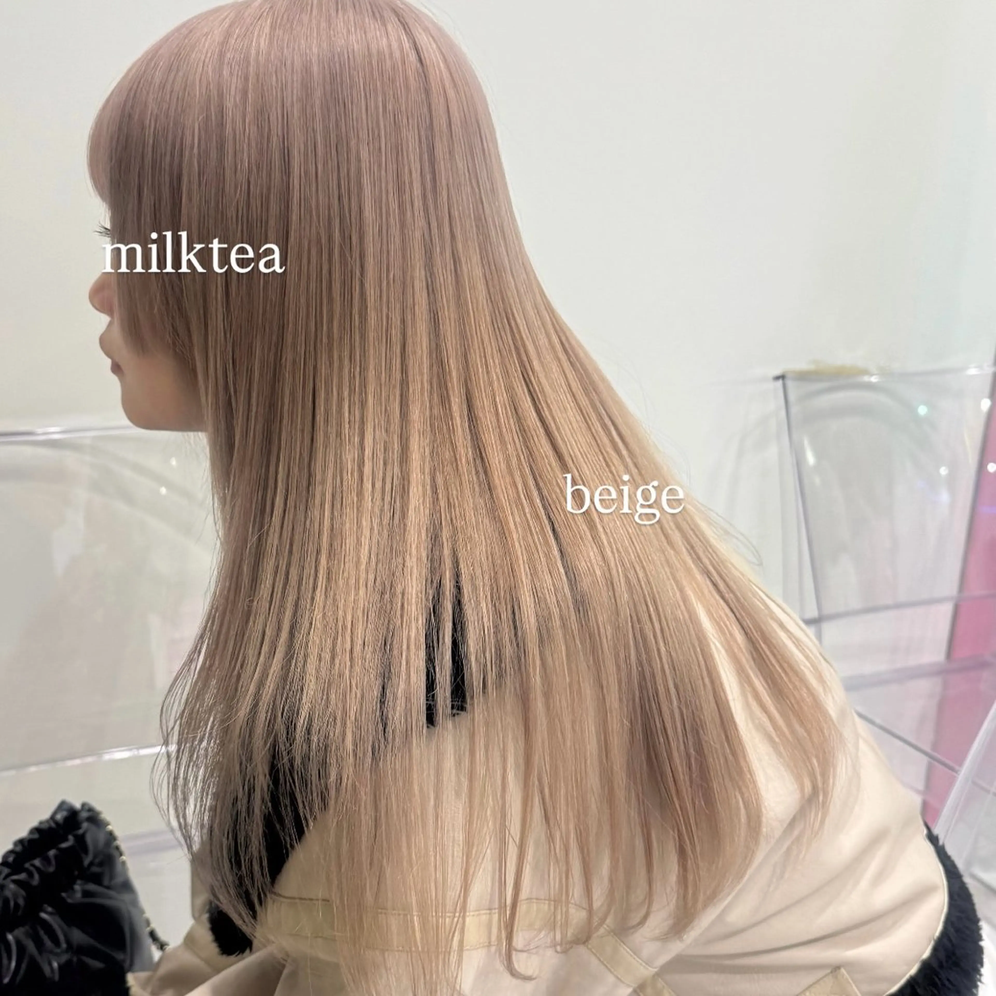 ロング カラー ヘアカラー ダメージレスハイ トーン💖kanonのヘアスタイル