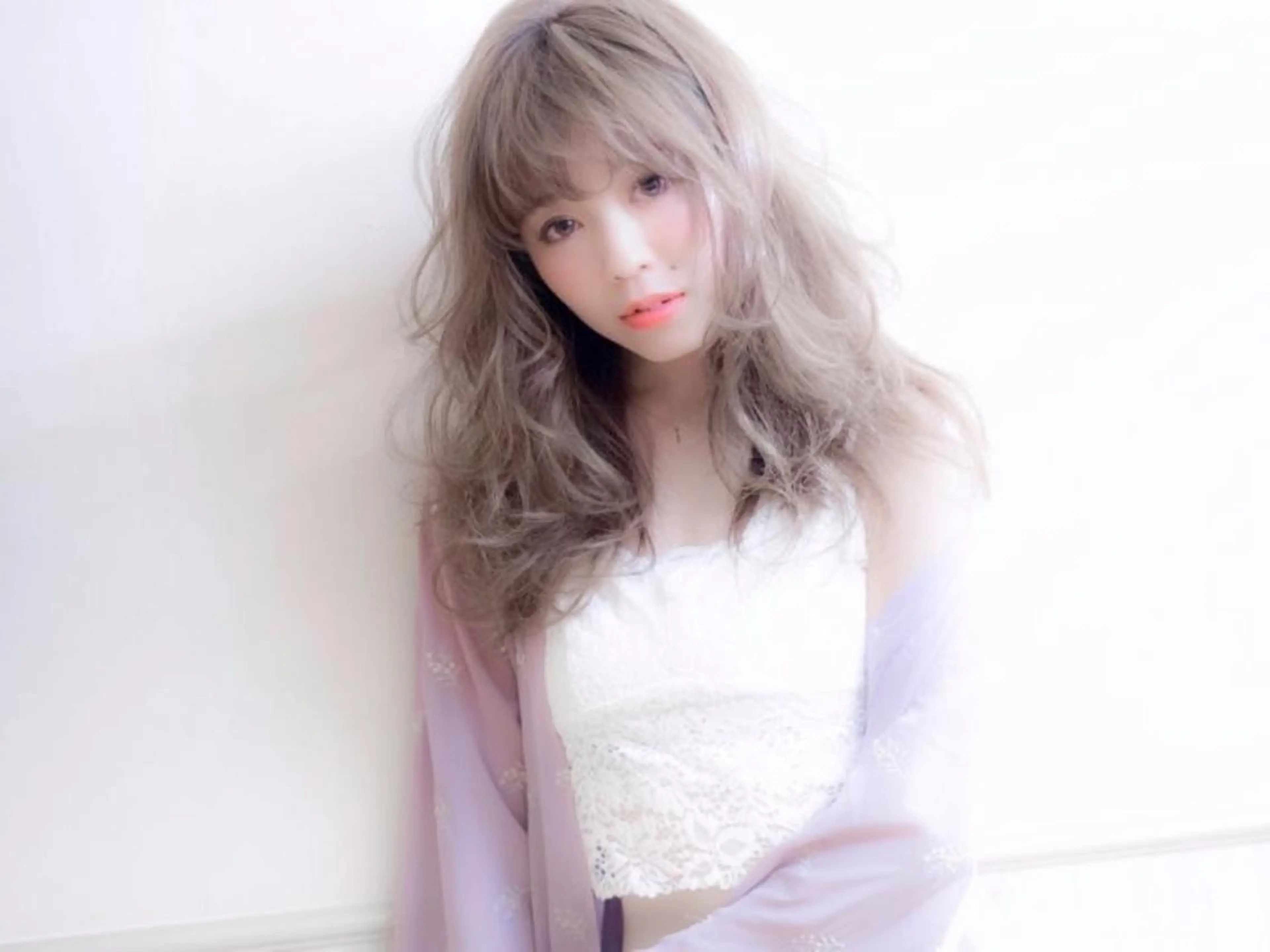 ロング カラー ヘアアレンジ ブリーチ&似合せボブ 田中寛十のヘアスタイル