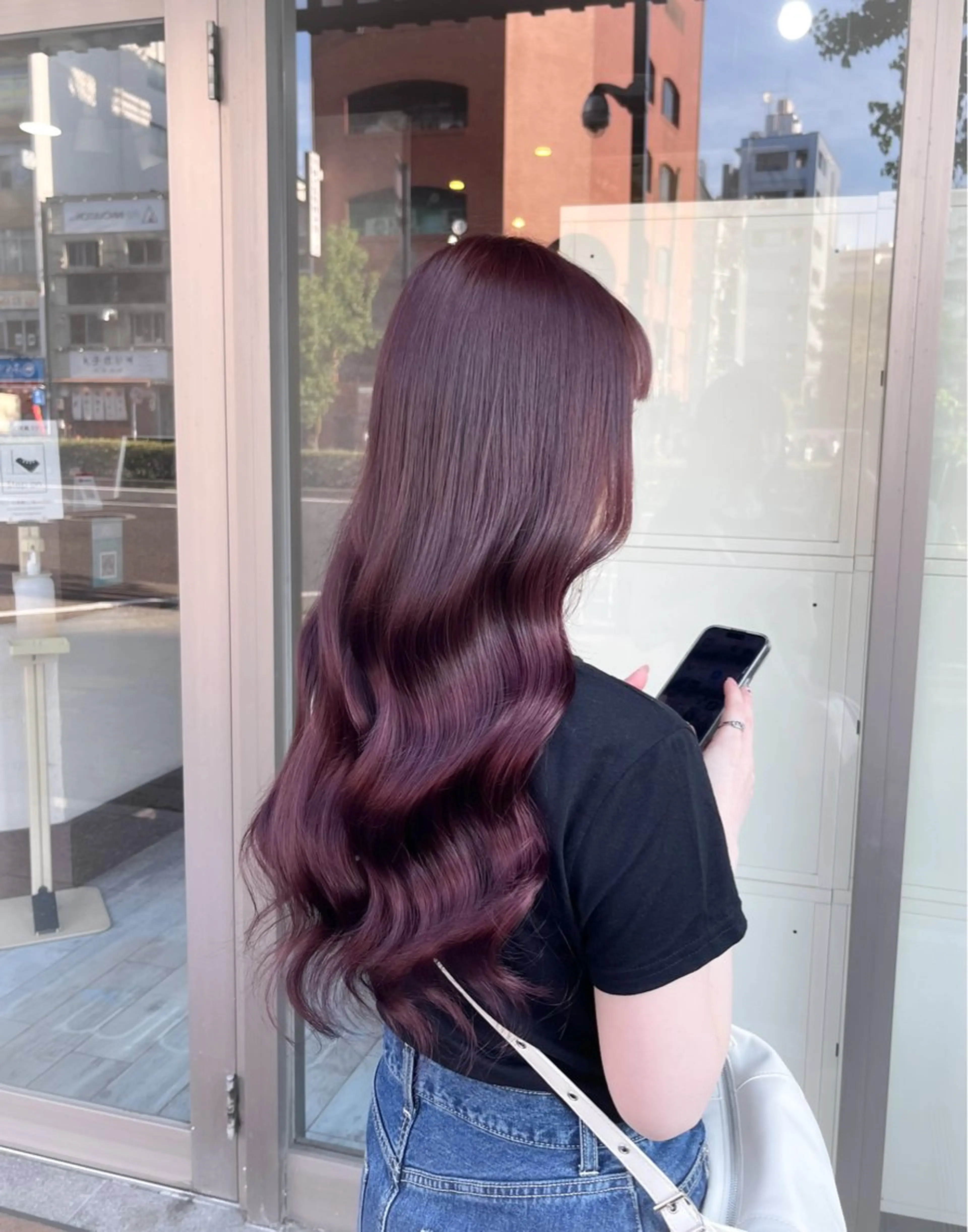 ロング カット ヘアカラー トリートメント 村田梨乃/ minim hairのヘアスタイル