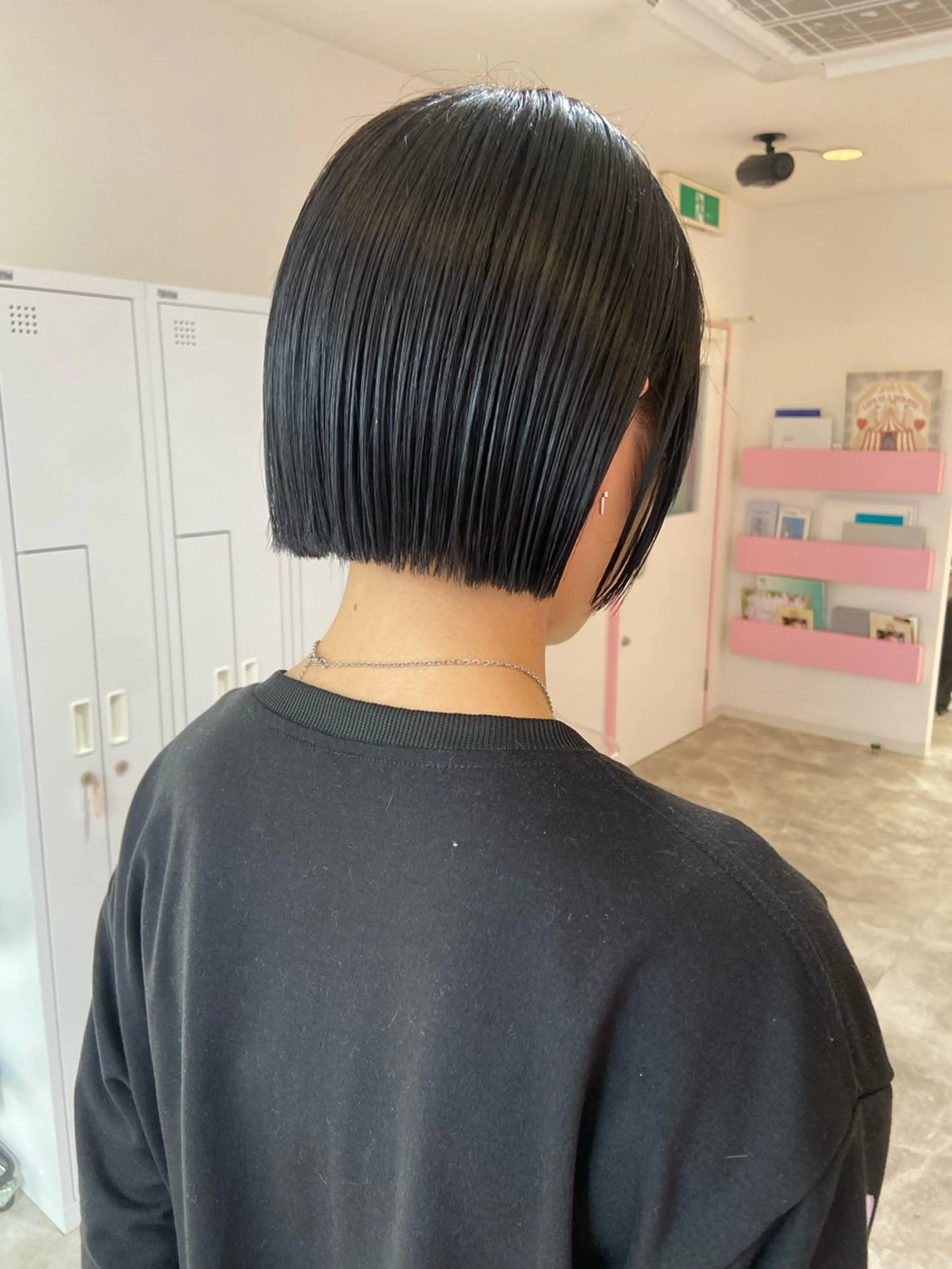 ショート 切りっぱなしボブ ボブ 外ハネヘア 🌼memoto 東三国店🌼のマツエク・マツパデザイン