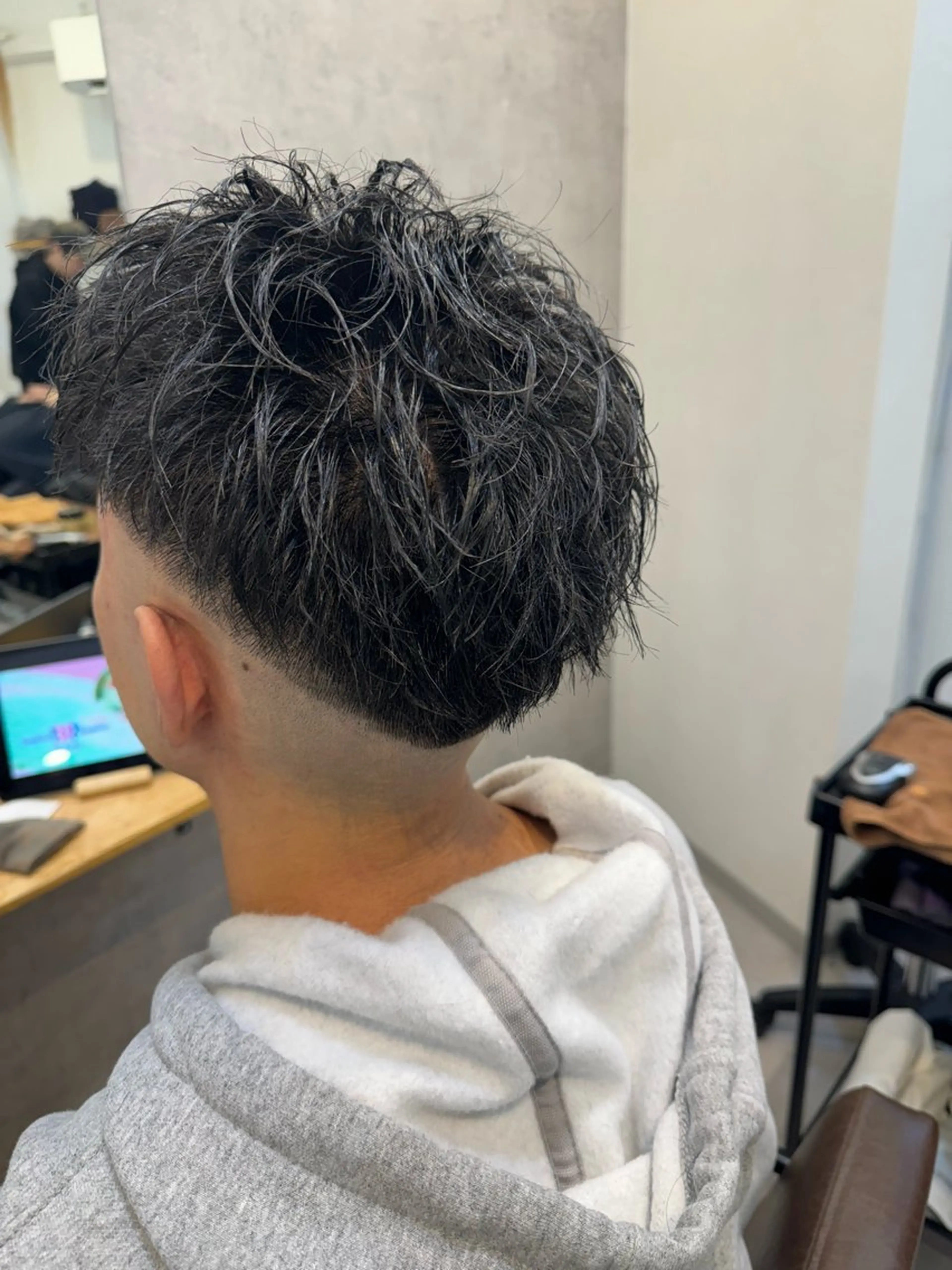 ショート パーマ メンズ メンズパーマ メンズスパイラルパーマ スパイラルパーマ カット パーマ トリートメント Dxxxx III所属・女性目線の大人 メンズ*Ayakaのヘアスタイル