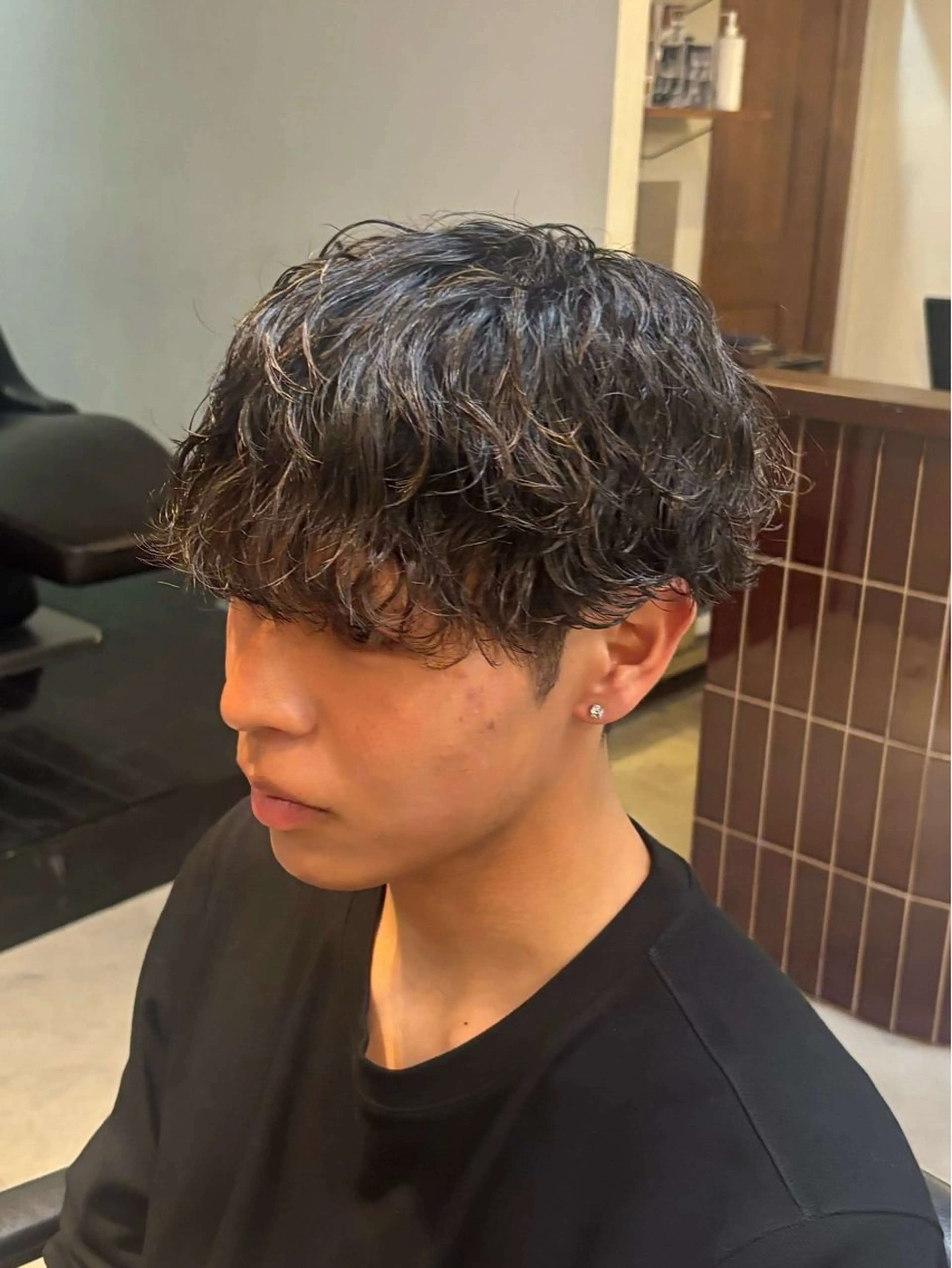 パーマ カット パーマ kota 【波巻き／シャドウ】のヘアスタイル