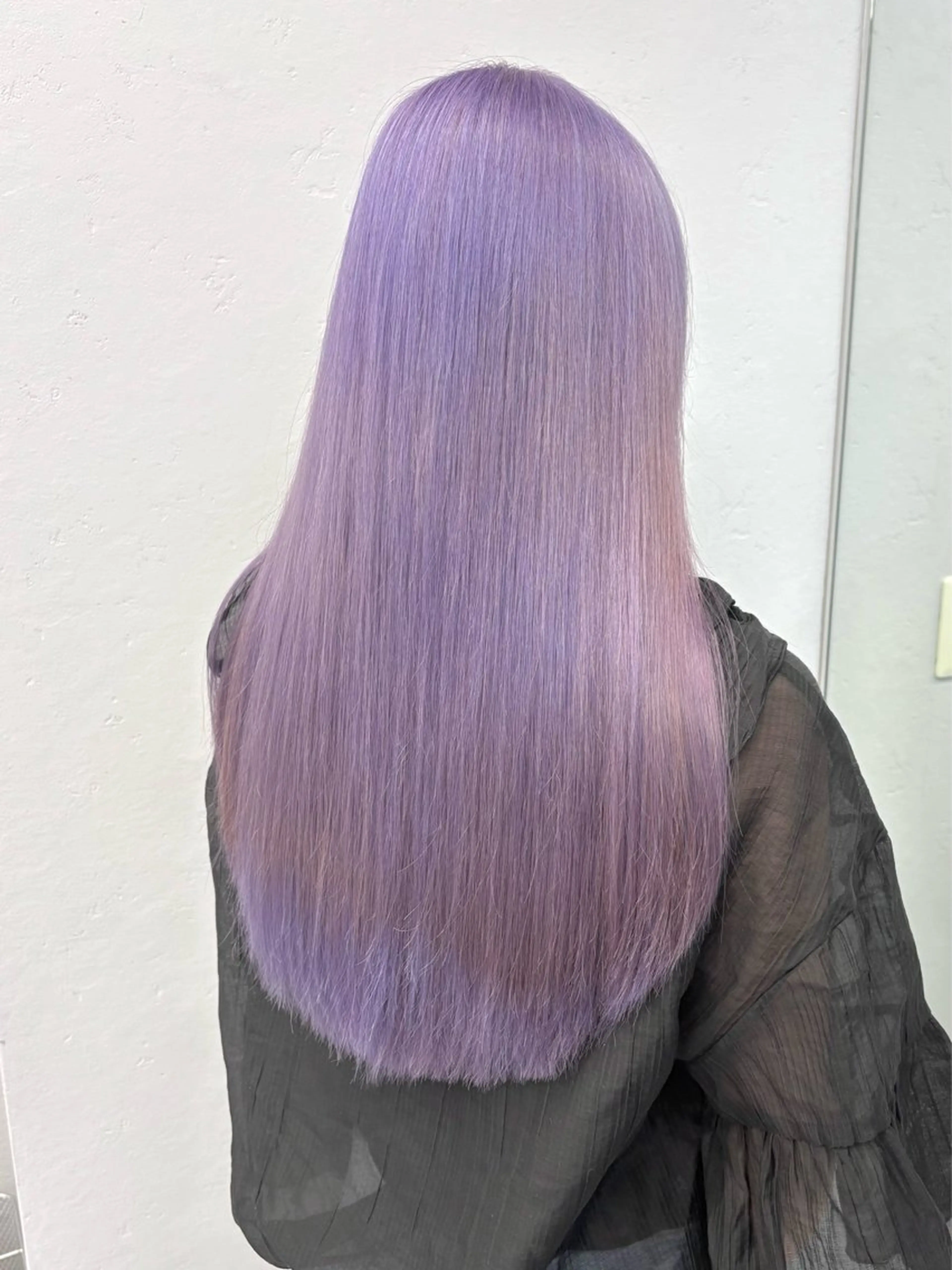 ロング カラー ヘアカラー ukyo/透明感 カラー/ハイライトのヘアスタイル