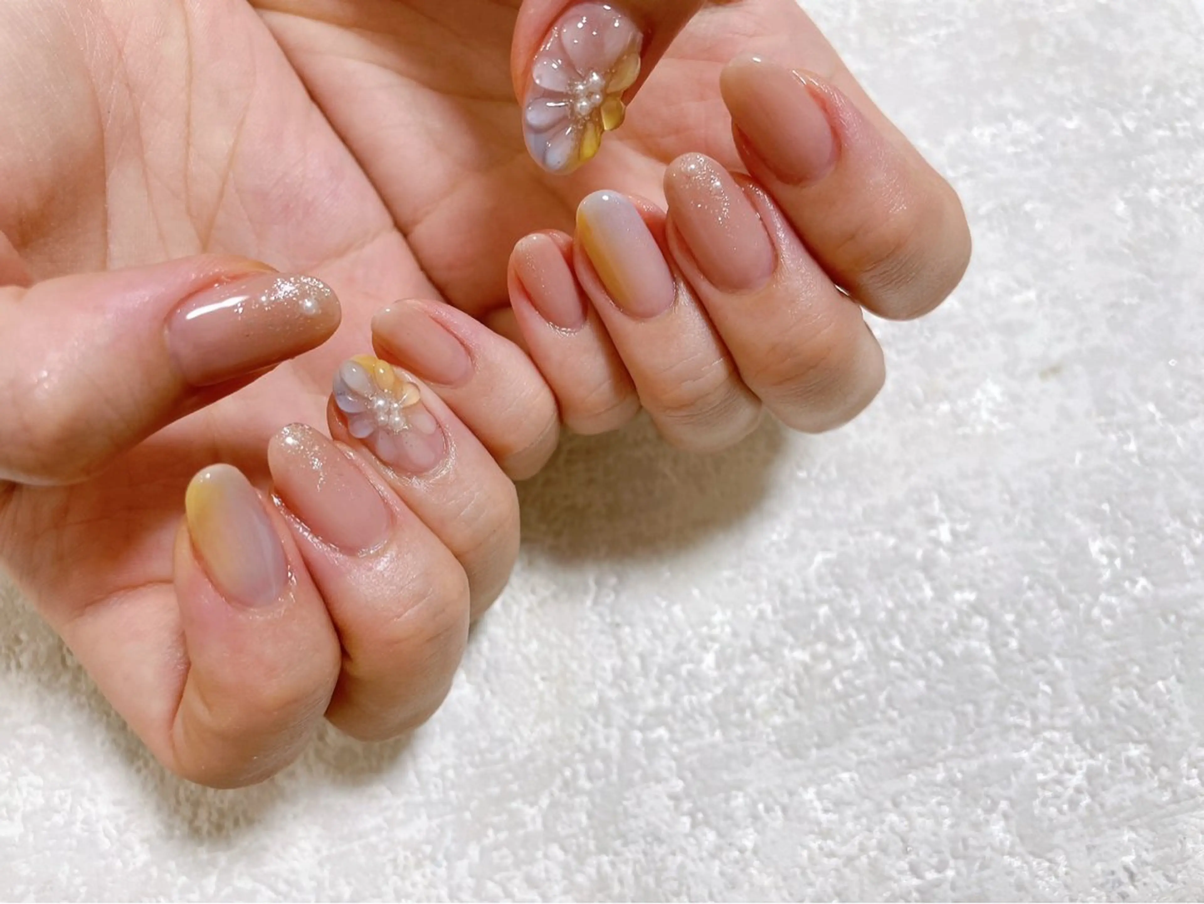 ネイル ジェルネイル メンズネイル ニュアンスネイル パラジェル ぷっくりネイル kiki nail たまプラーザのネイルデザイン