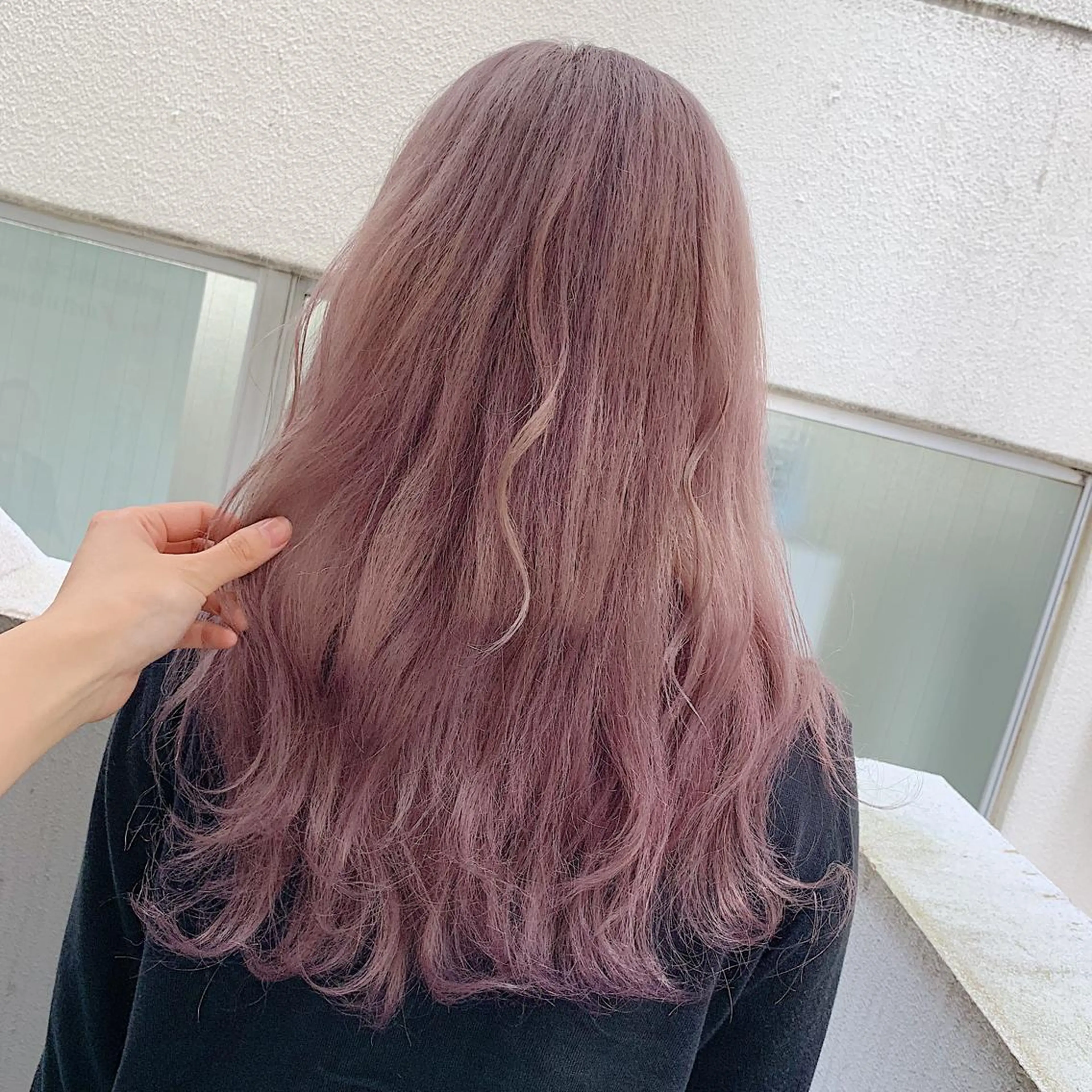 ロング カラー ブリーチ ラベンダーカラー GO TODAY SHAiRE SALON 町田店所属・🫧大森 知夏🫧のヘアスタイル