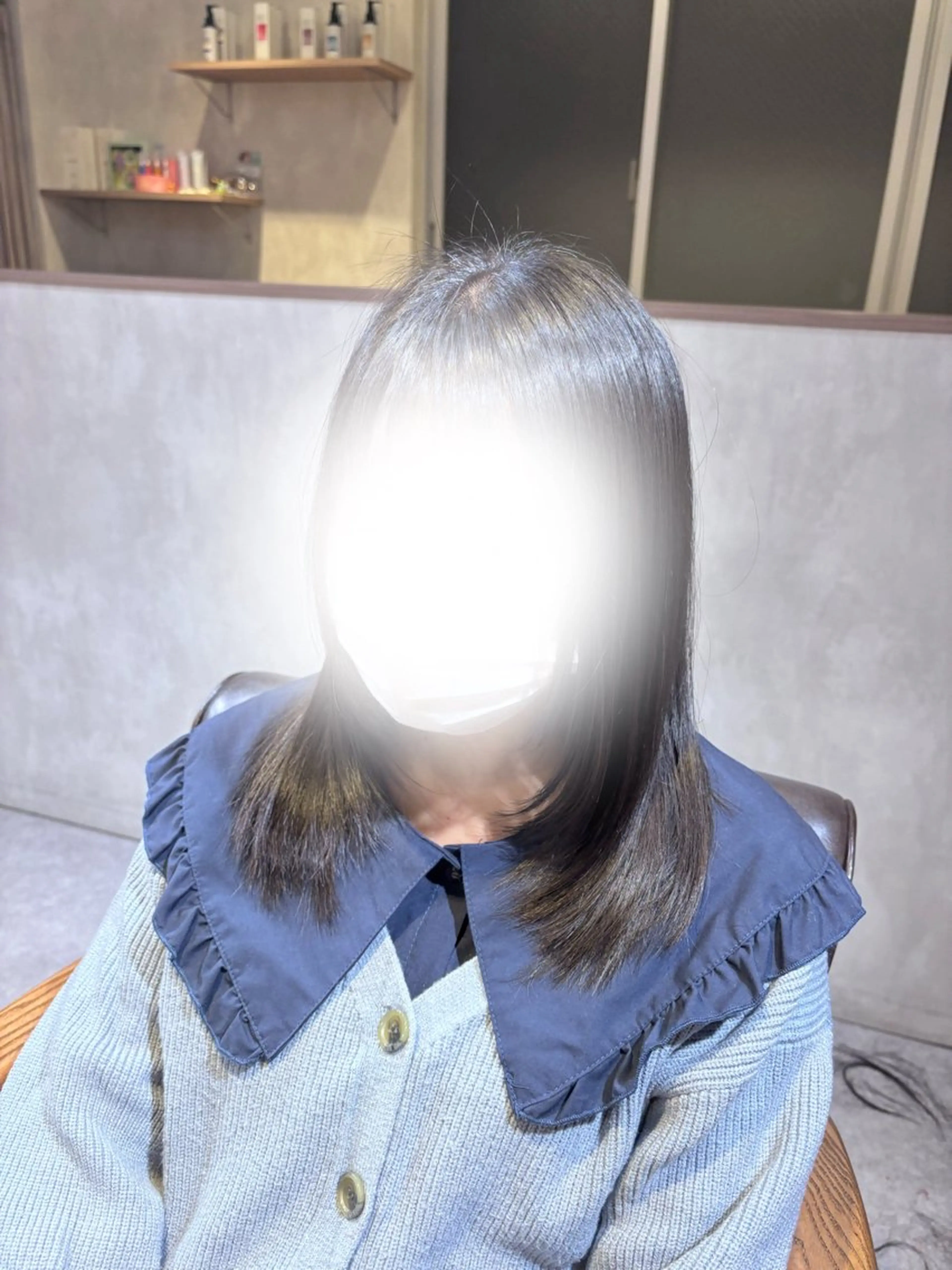 セミロング レイヤーカット 綿貫 叶多のヘアスタイル