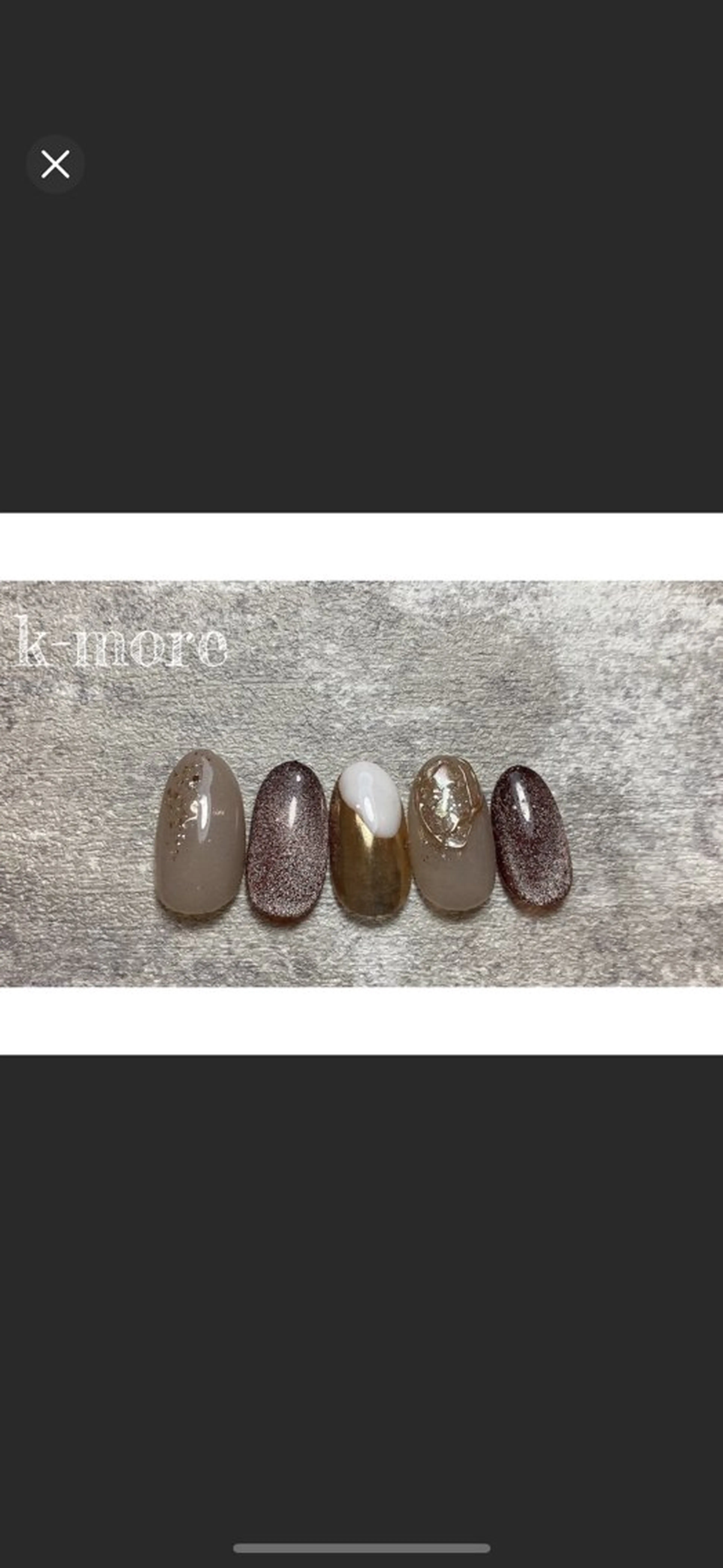 ミディアム K-more（ケーモア）知立店所属・K-more知立店 まなみのネイルデザイン