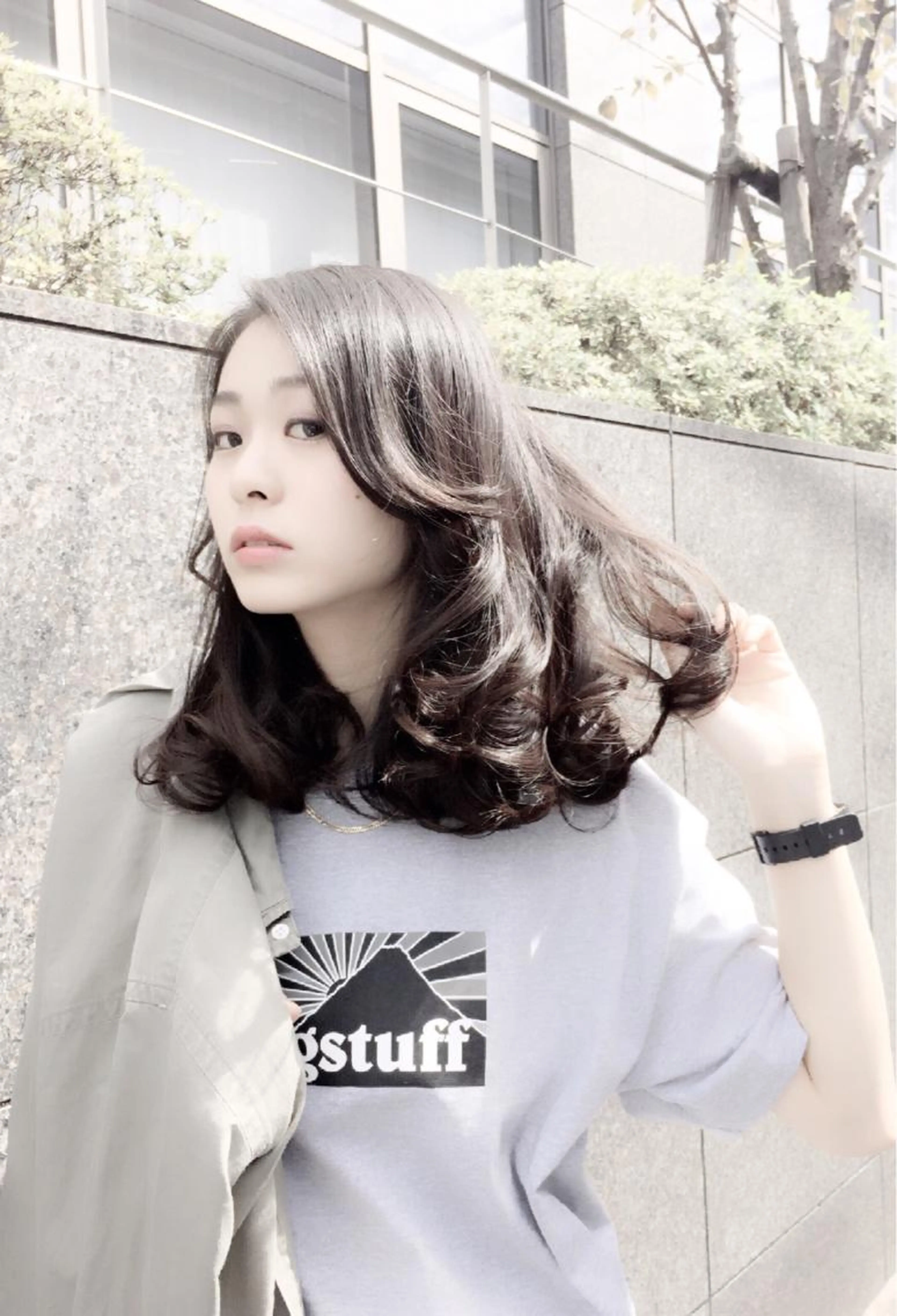 【アイロンで巻いたような質感】カット✖︎コスメパーマ✖︎トリートメント&炭酸スパ（プラス料金でデジタルパーマも出来ます）の写真