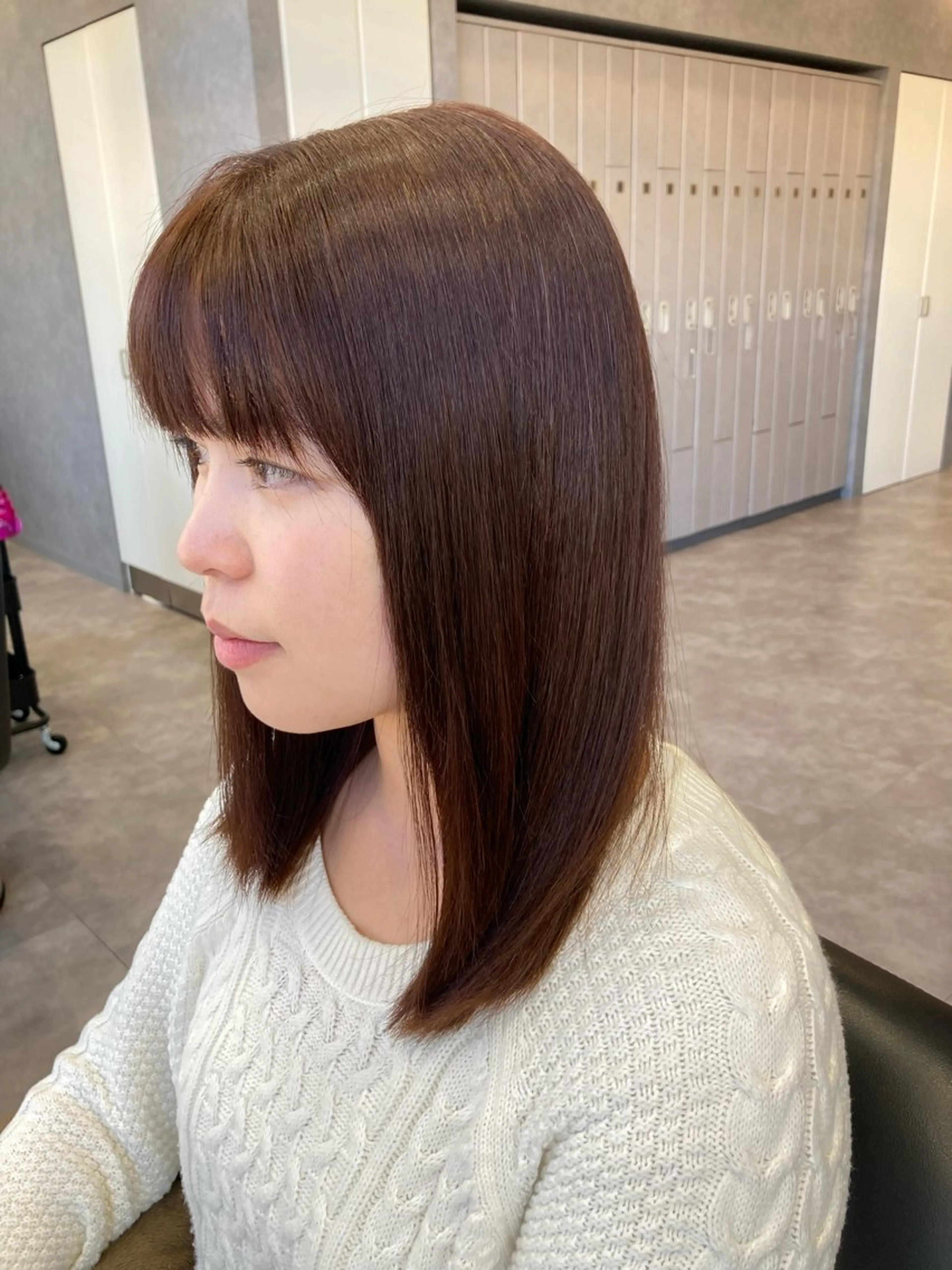 セミロング アンプリヴェ所属・香川 累のヘアスタイル