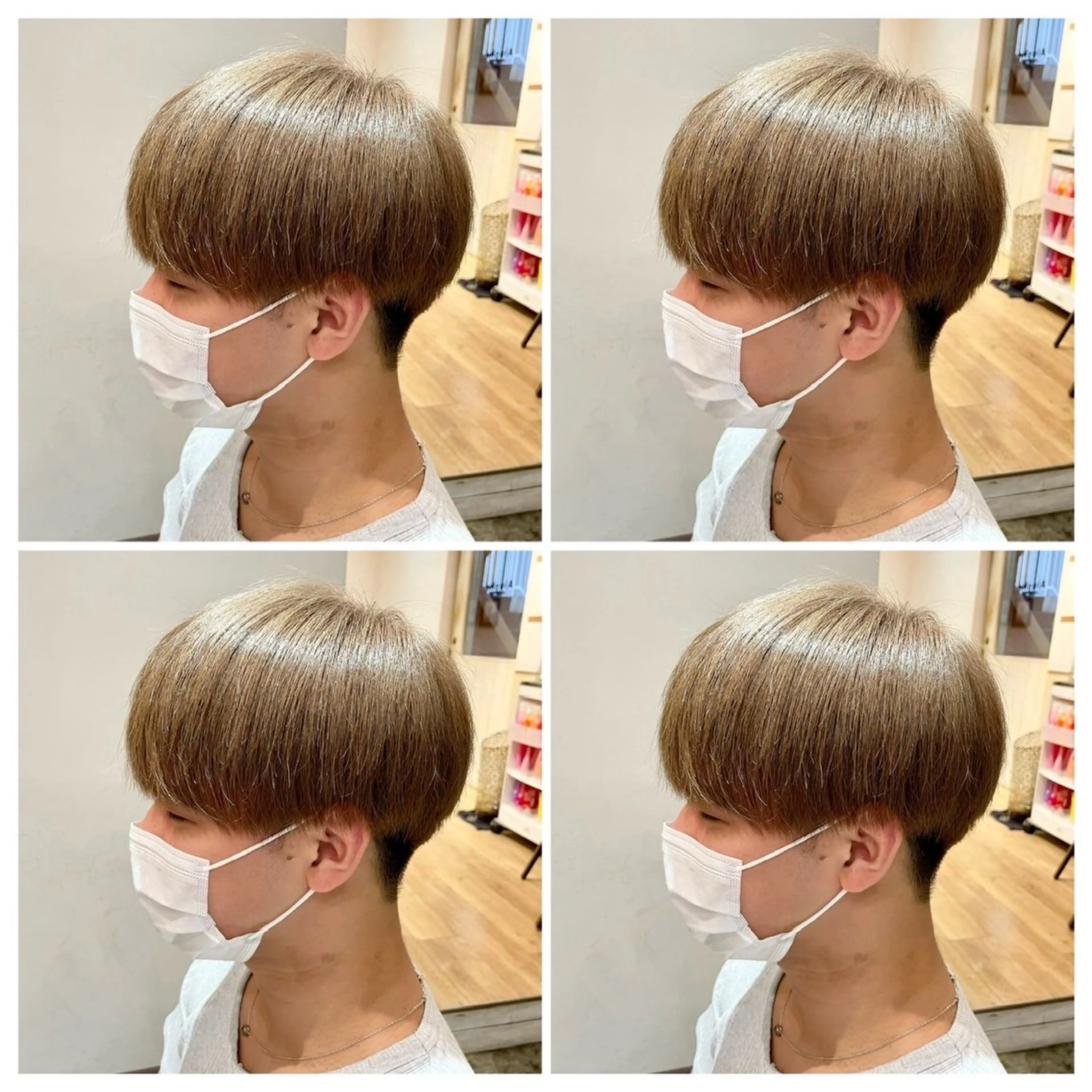 ミディアム カラー メンズ カット ヘアカラー トリートメント 🟣メンズパーマ 川端 永遠🟣のヘアスタイル