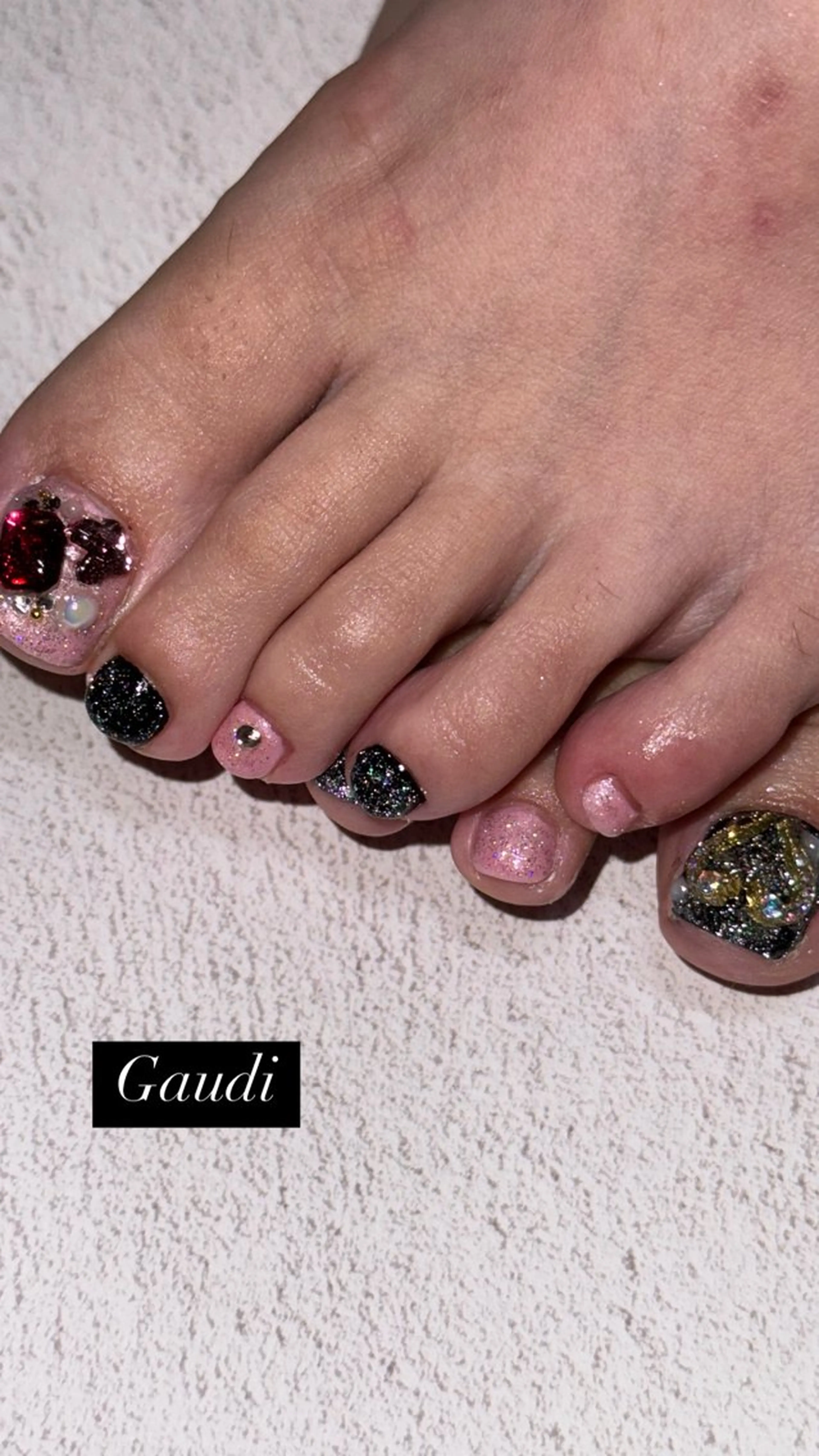 ネイル フラッシュネイル ジェルネイル キラキラネイル ラメ(グリッター) マットネイル Gaudi.Nail Rinaのその他イメージ