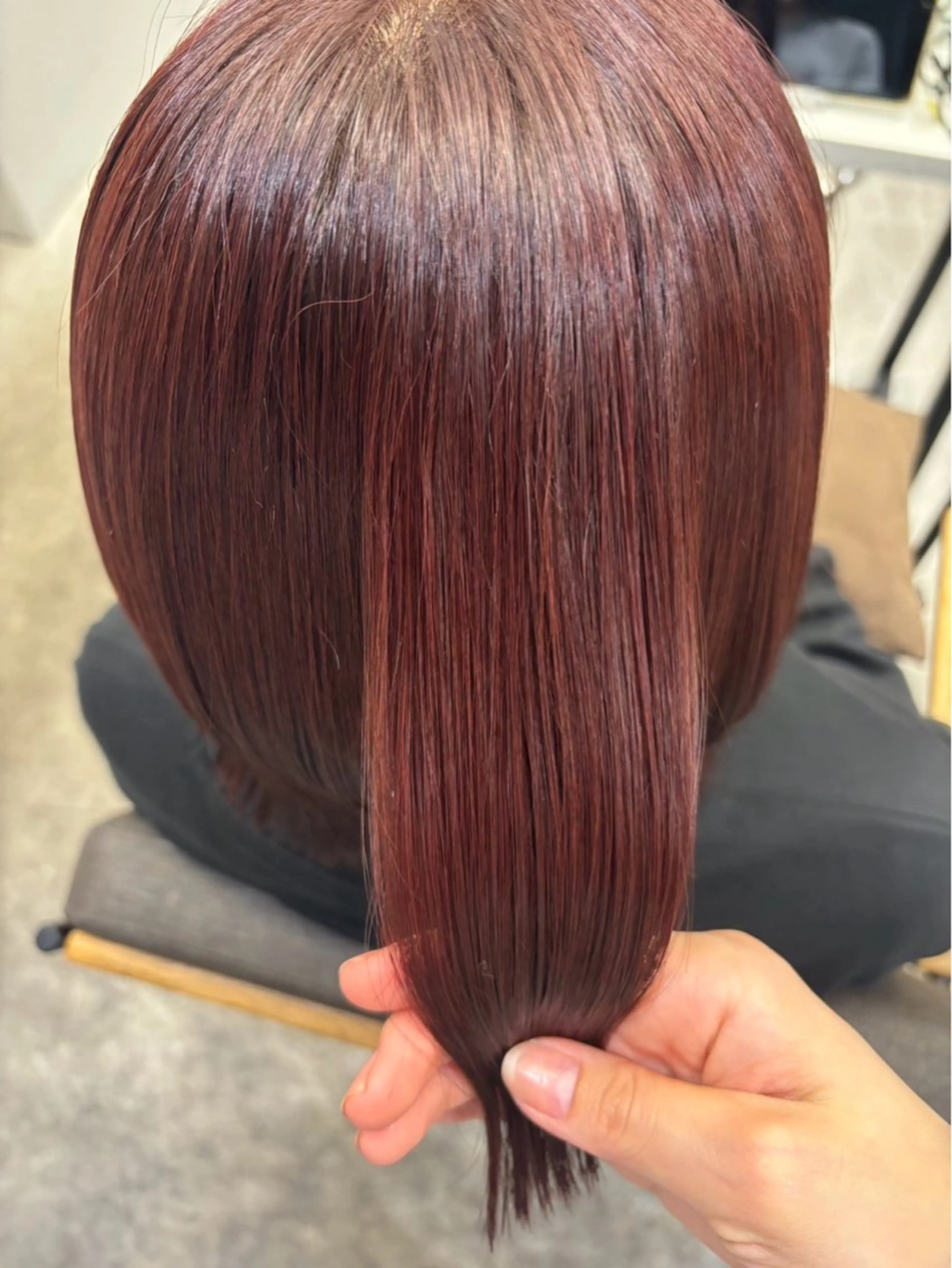 ミディアム ヘアカラー 絶対綺麗な暖色カラー 🎯あります✨増渕✨のヘアスタイル