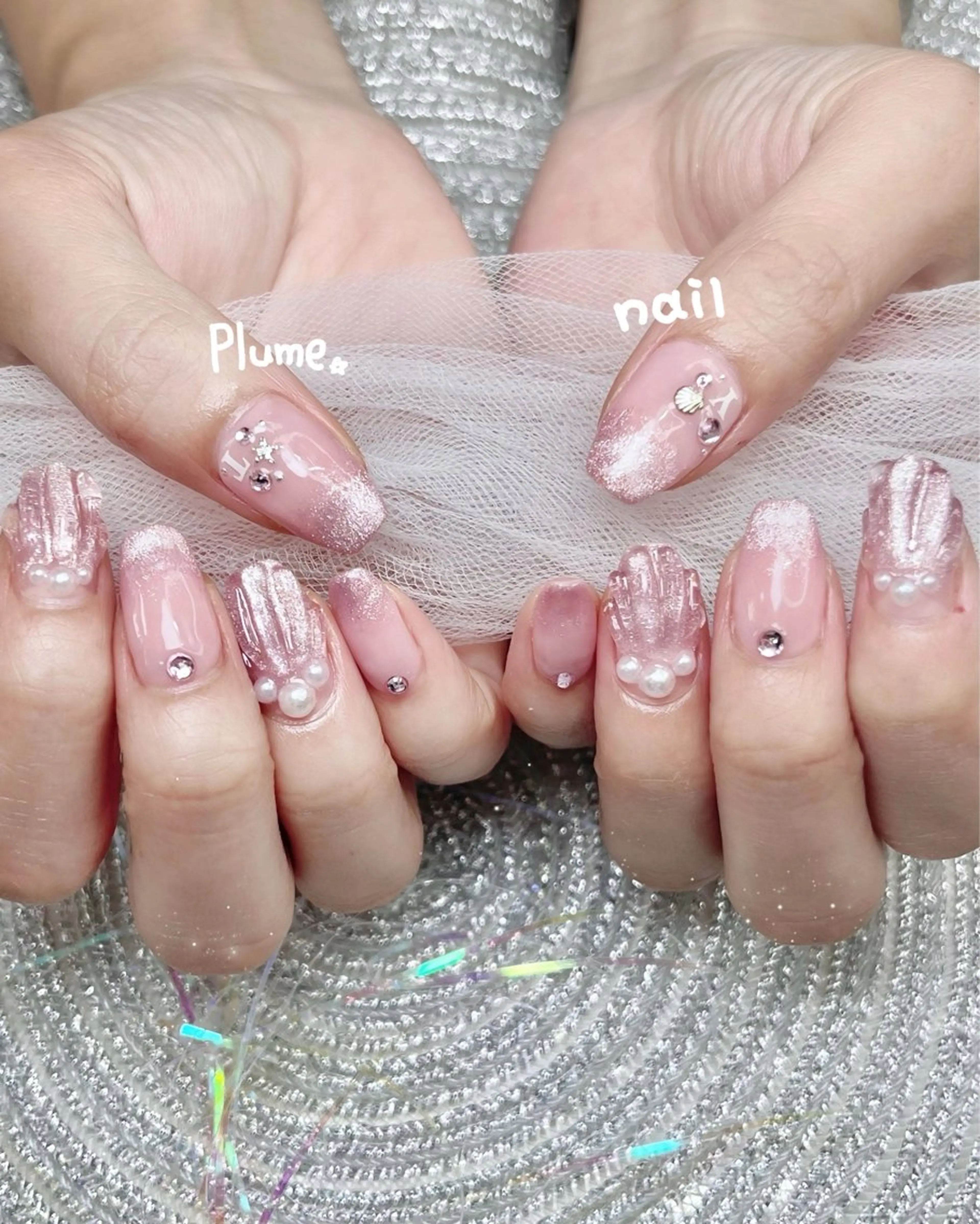 ネイル ハンドネイル plume nail ☆韓国ネイルのネイルデザイン