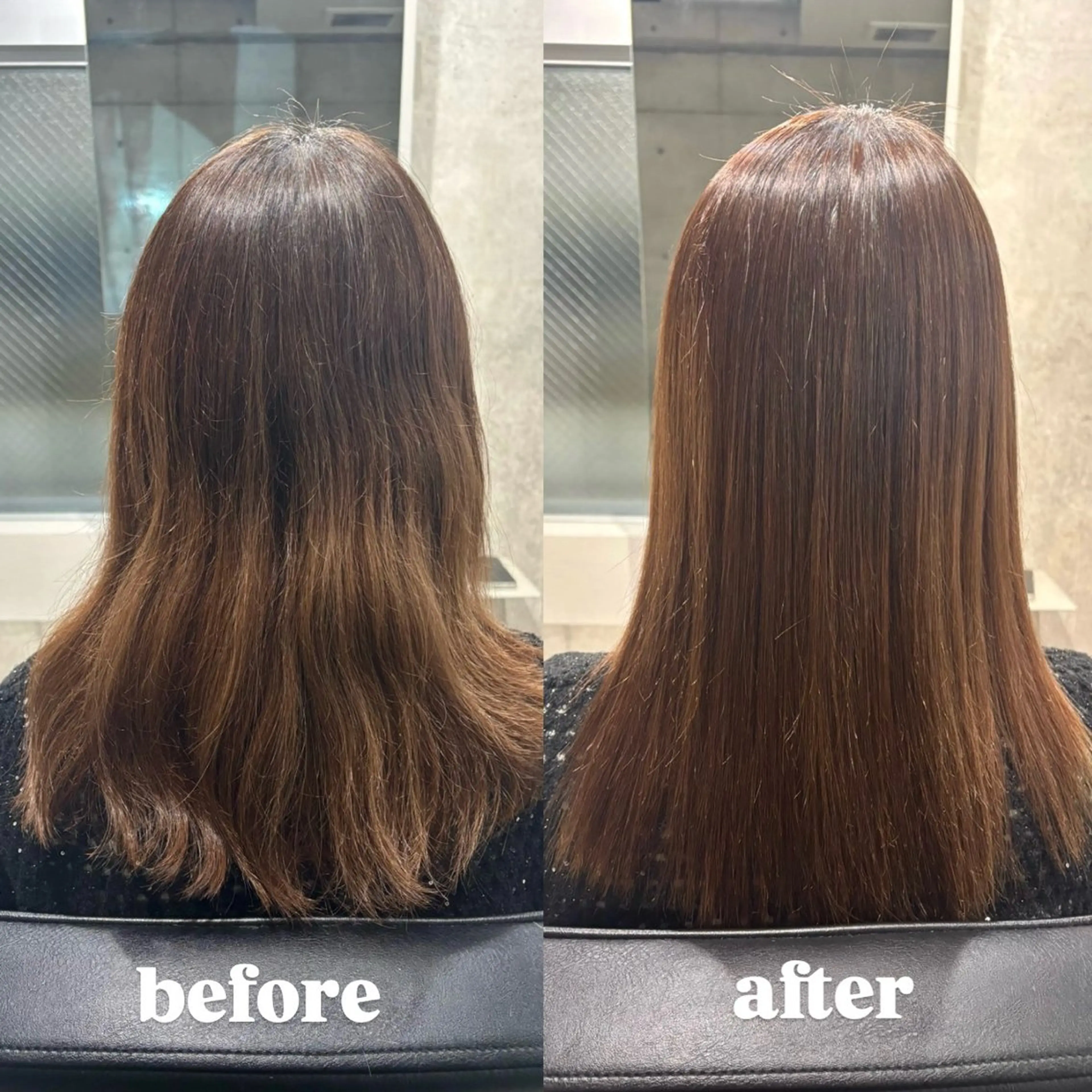 ミディアム 縮毛矯正 ii所属・縮毛矯正 /新宿【あまね】のヘアスタイル