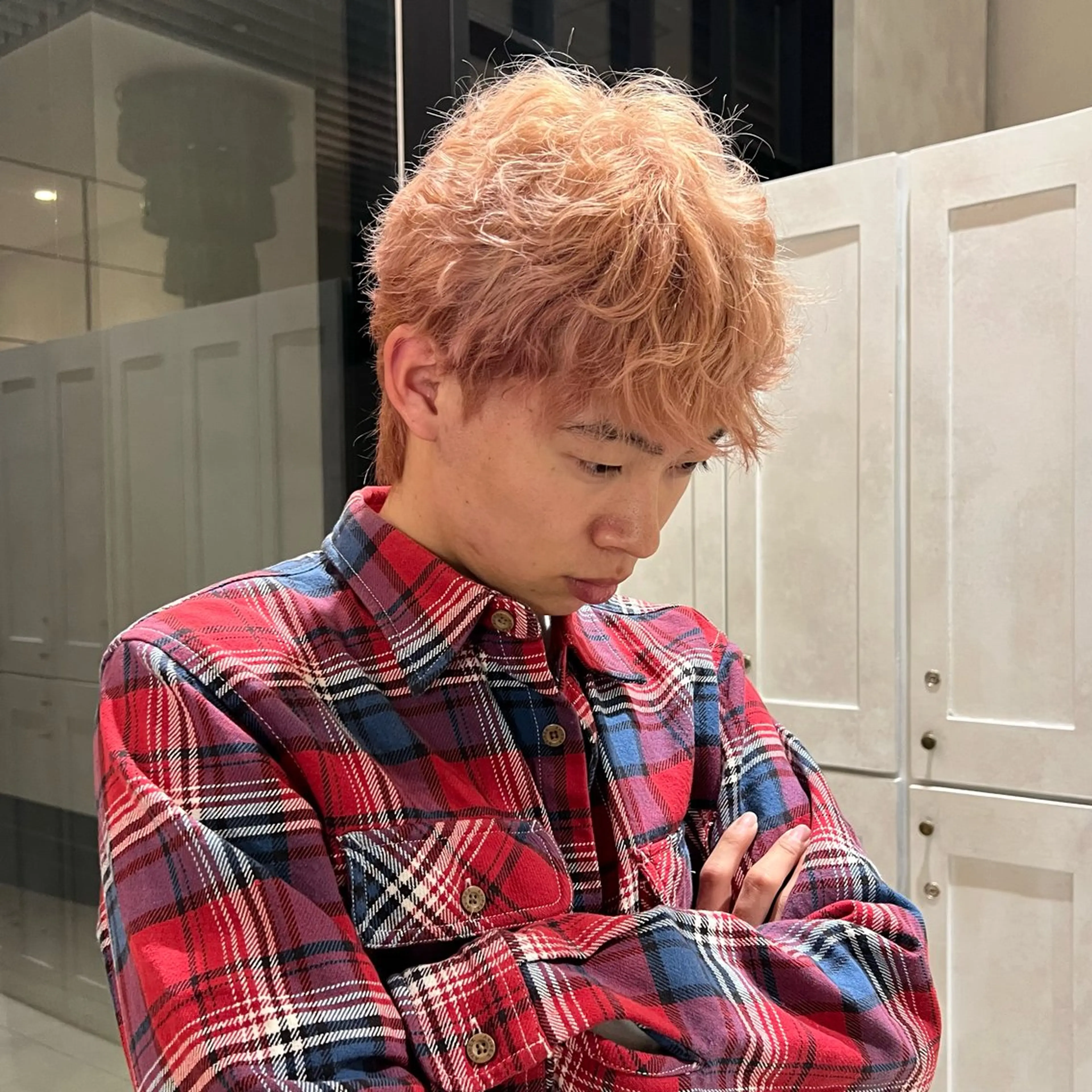 メンズ ヘアカラー 名古屋デザイン SOLAのヘアスタイル