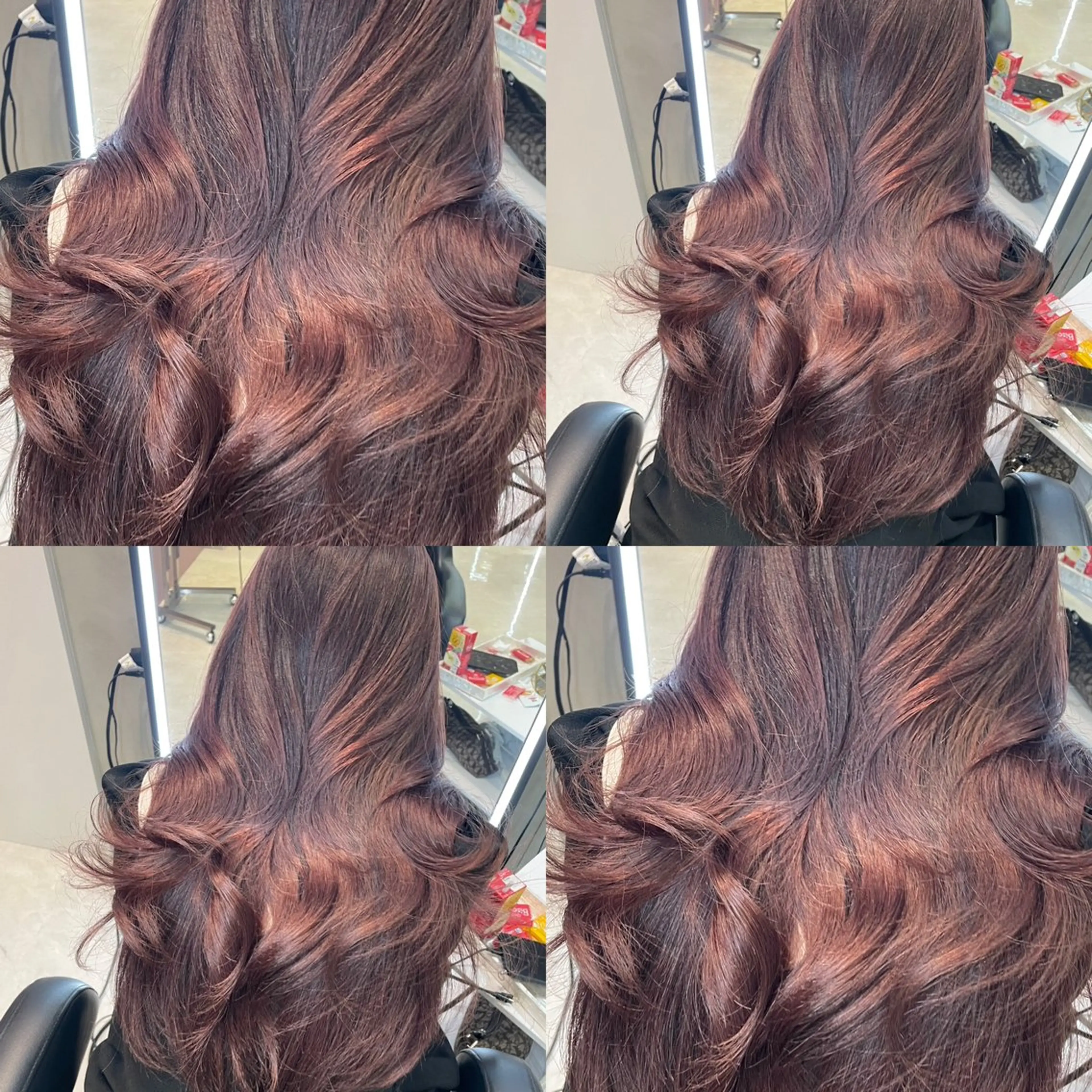 セミロング カット ヘアカラー 韓国ヘア🇰🇷 YURIYAのヘアスタイル