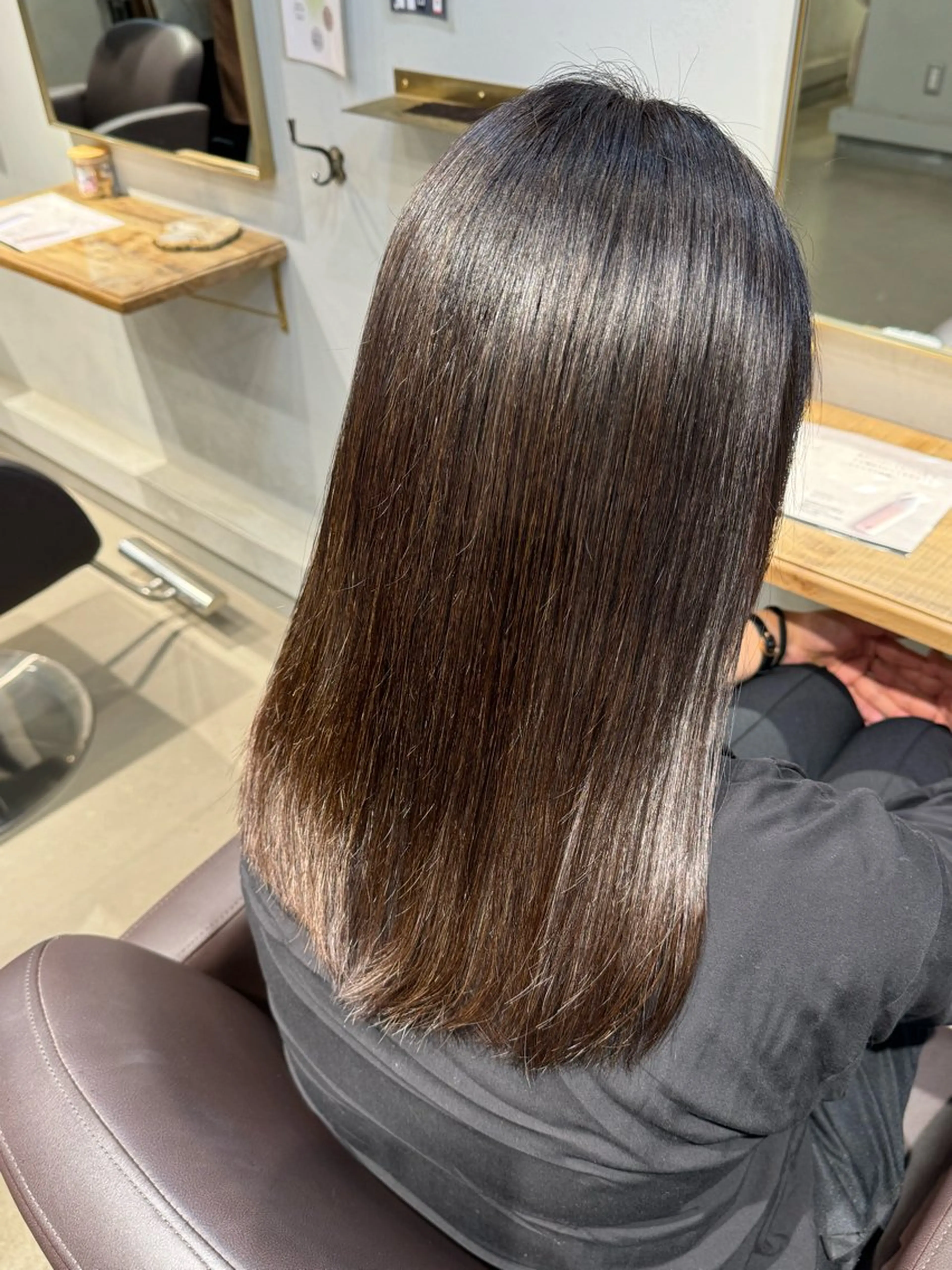 縮毛矯正＋トリートメント(ブリーチ毛❌)の写真