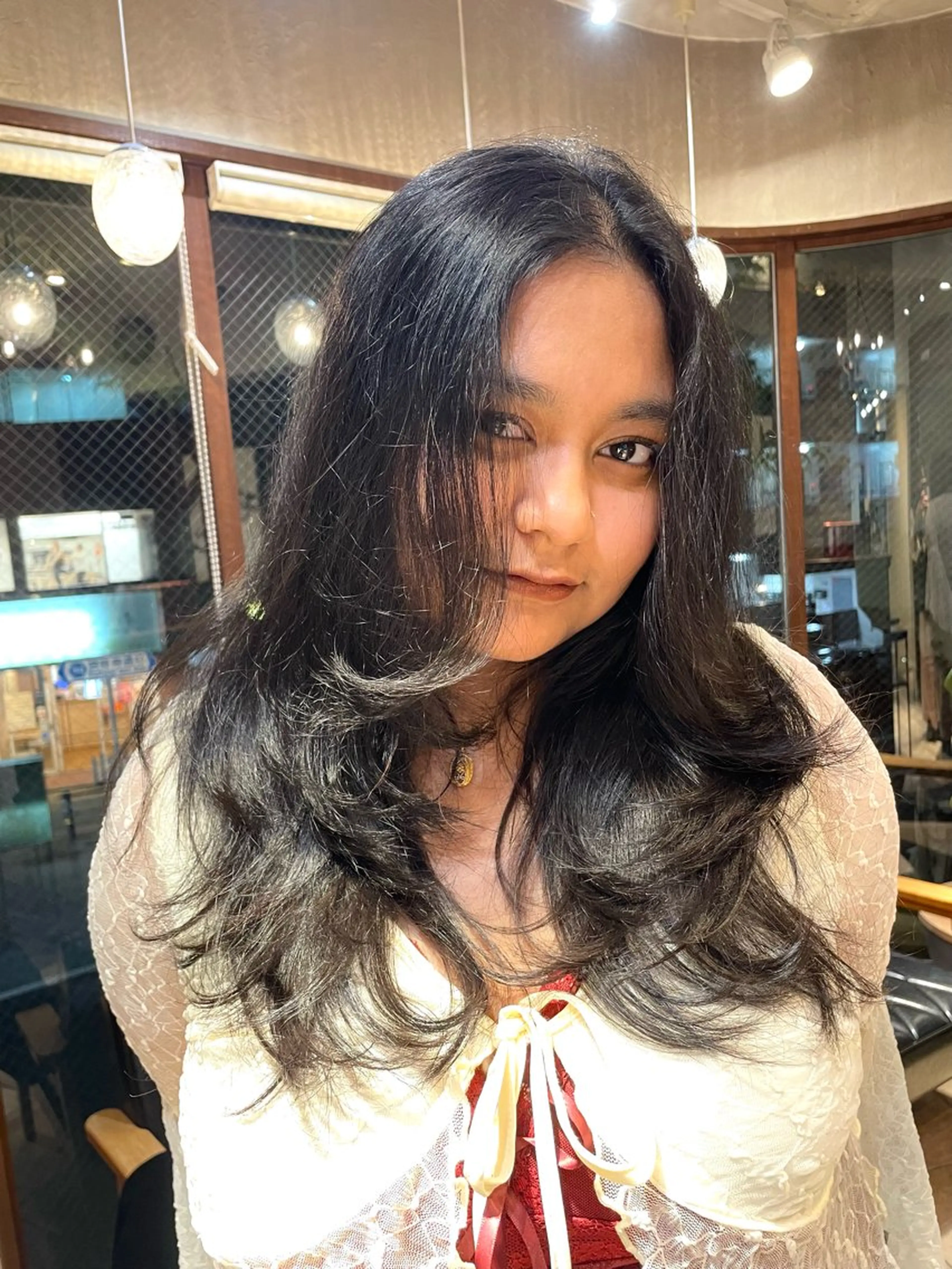 ロング ショート✂︎ ゆるパーマKANOのヘアスタイル