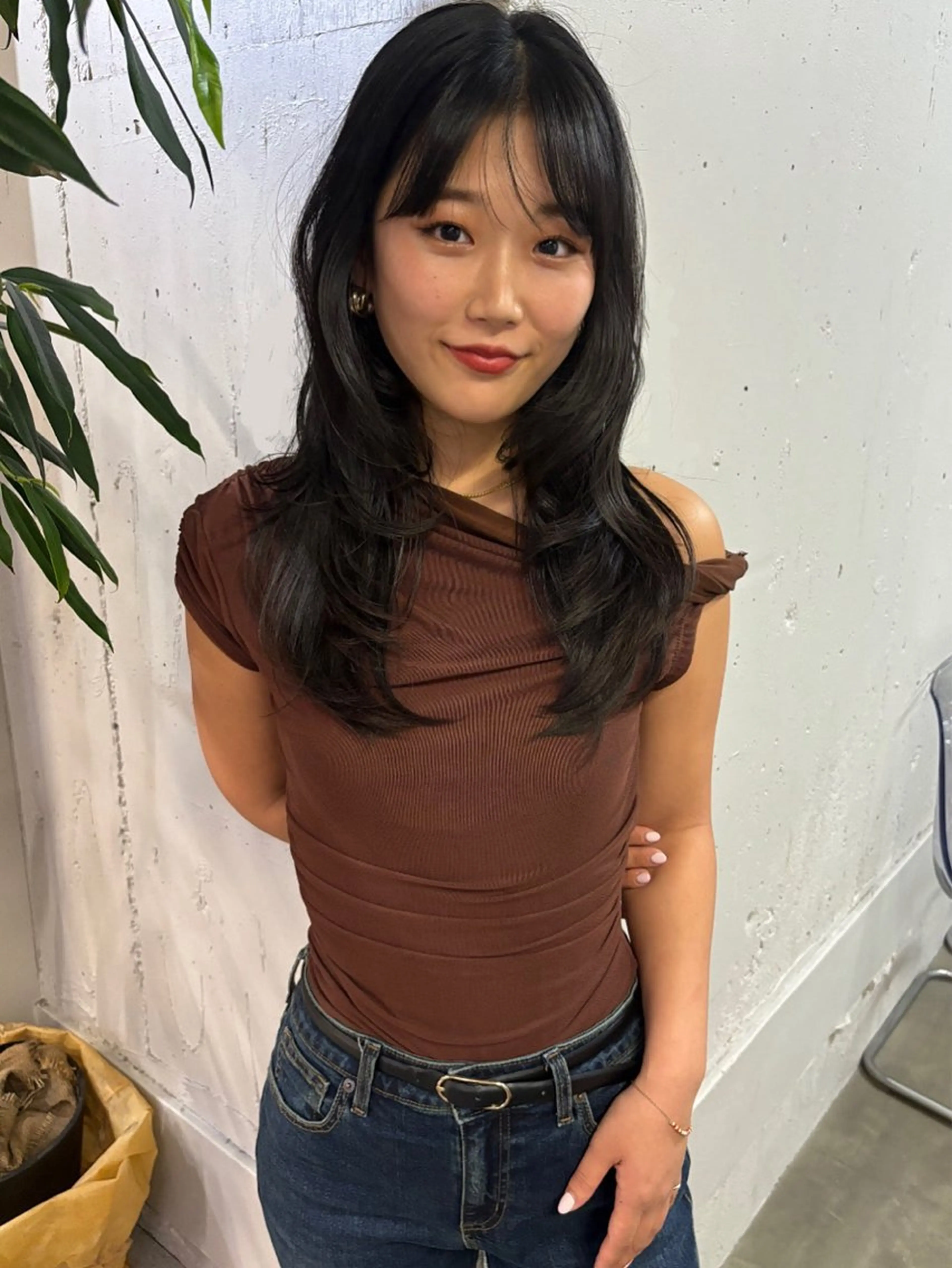 ロング カット 似合わせレイヤーカ ット　ʚɞ riiのヘアスタイル