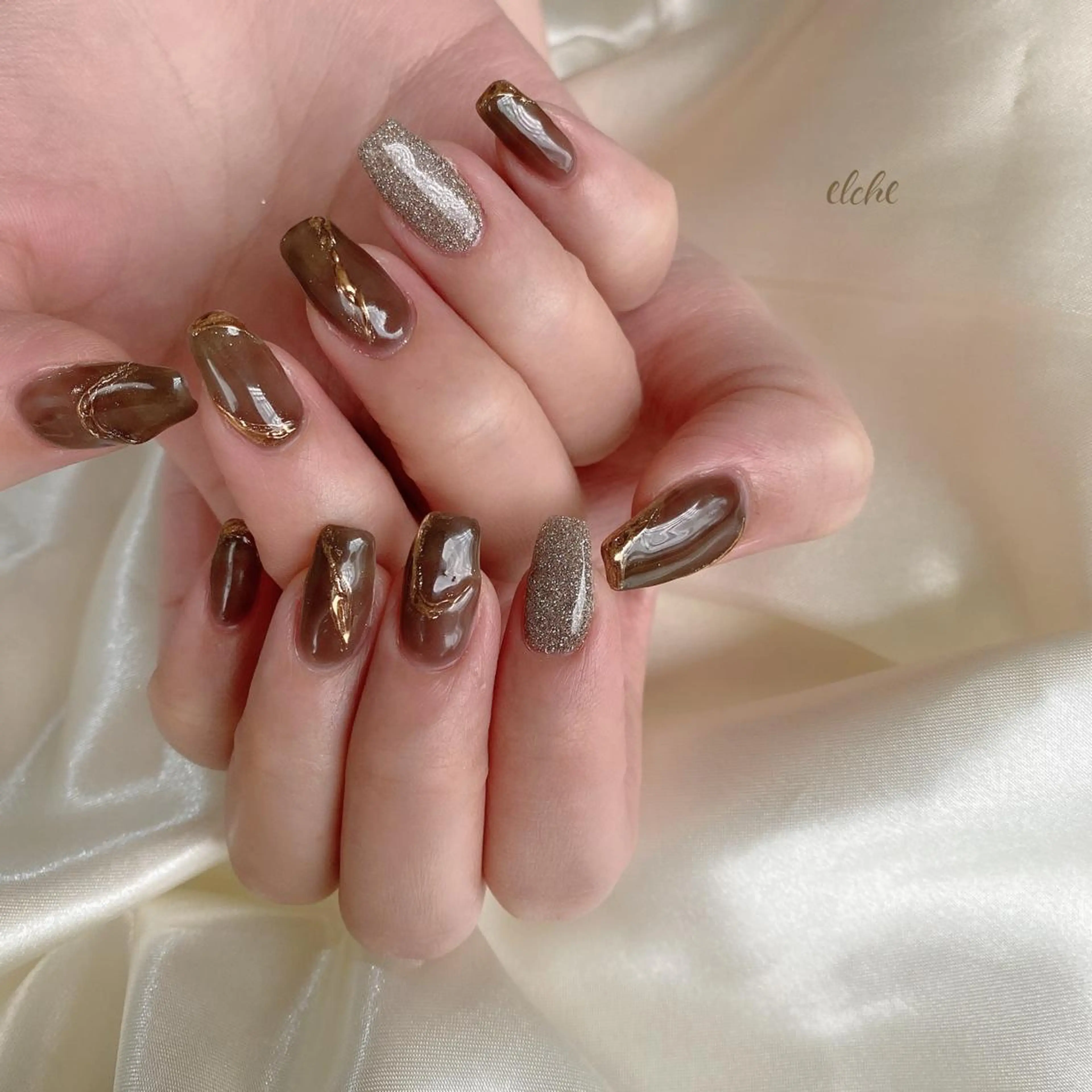 ネイル フラッシュネイル Rio 𓍼のネイルデザイン