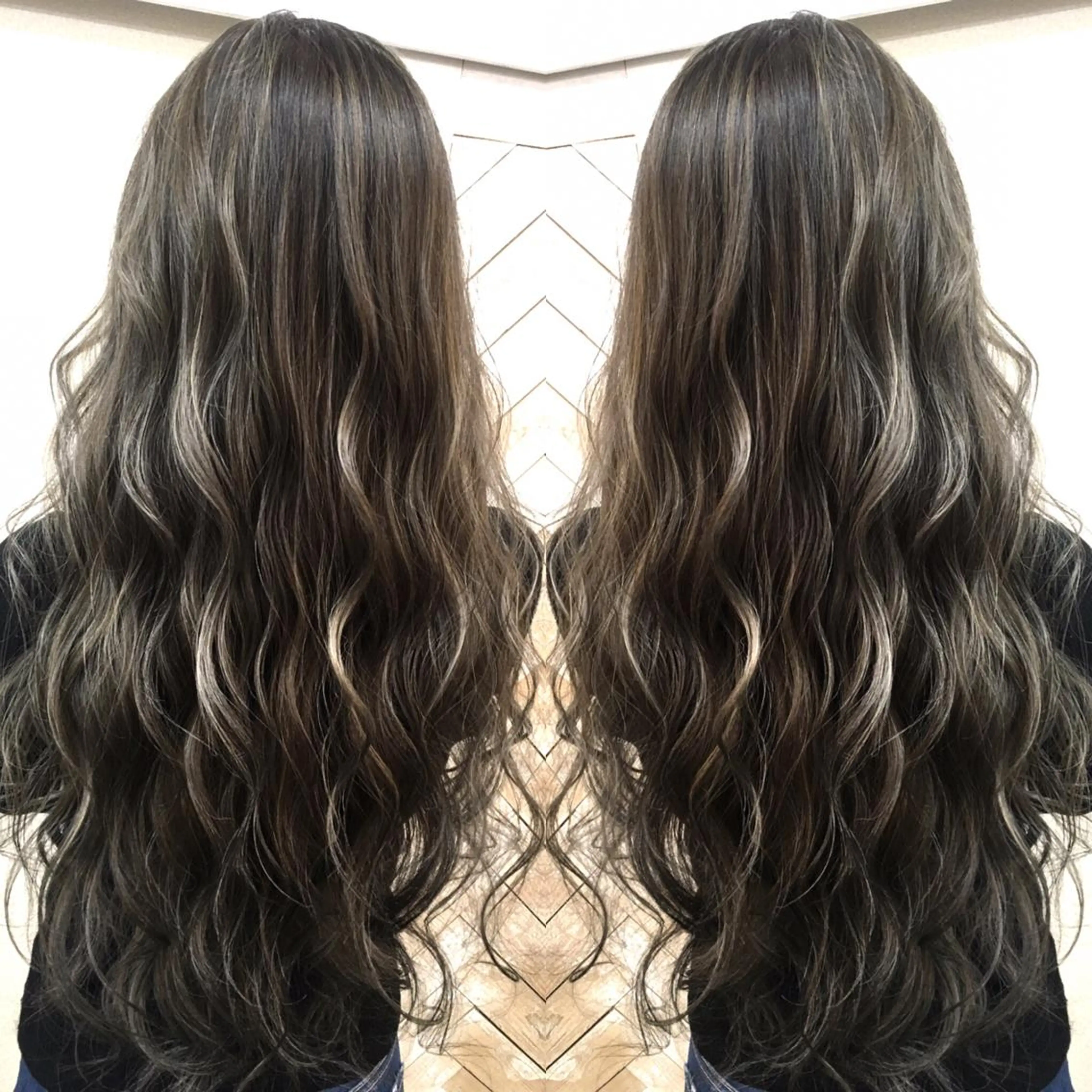 ロング カラー ヘアカラー トリートメント 井上 一平のヘアスタイル