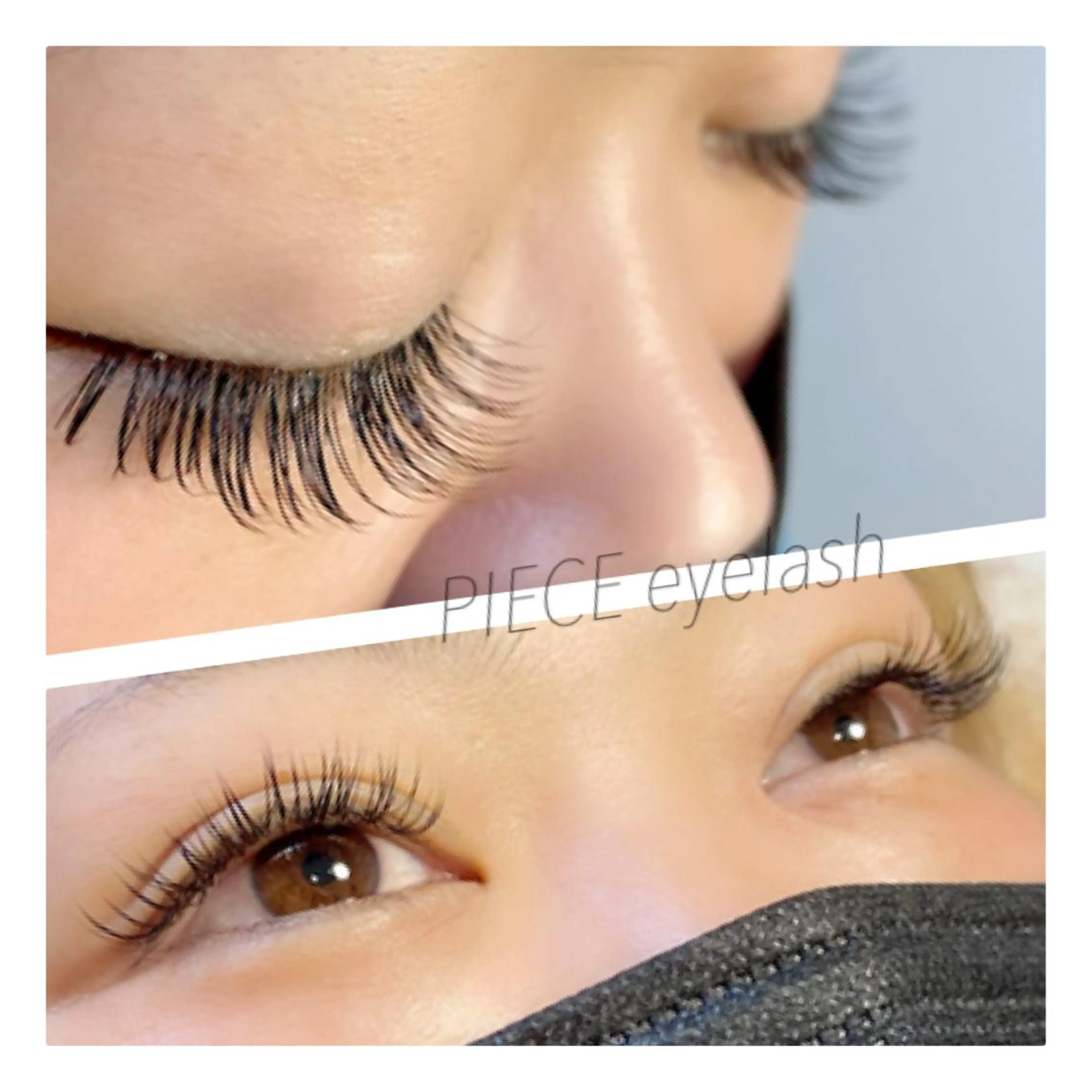 マツエク・マツパ 付け放題 Cカール フラットラッシュ ゴージャス マツエク PIECE hair&spa所属・piece♡ megのマツエク・マツパデザイン