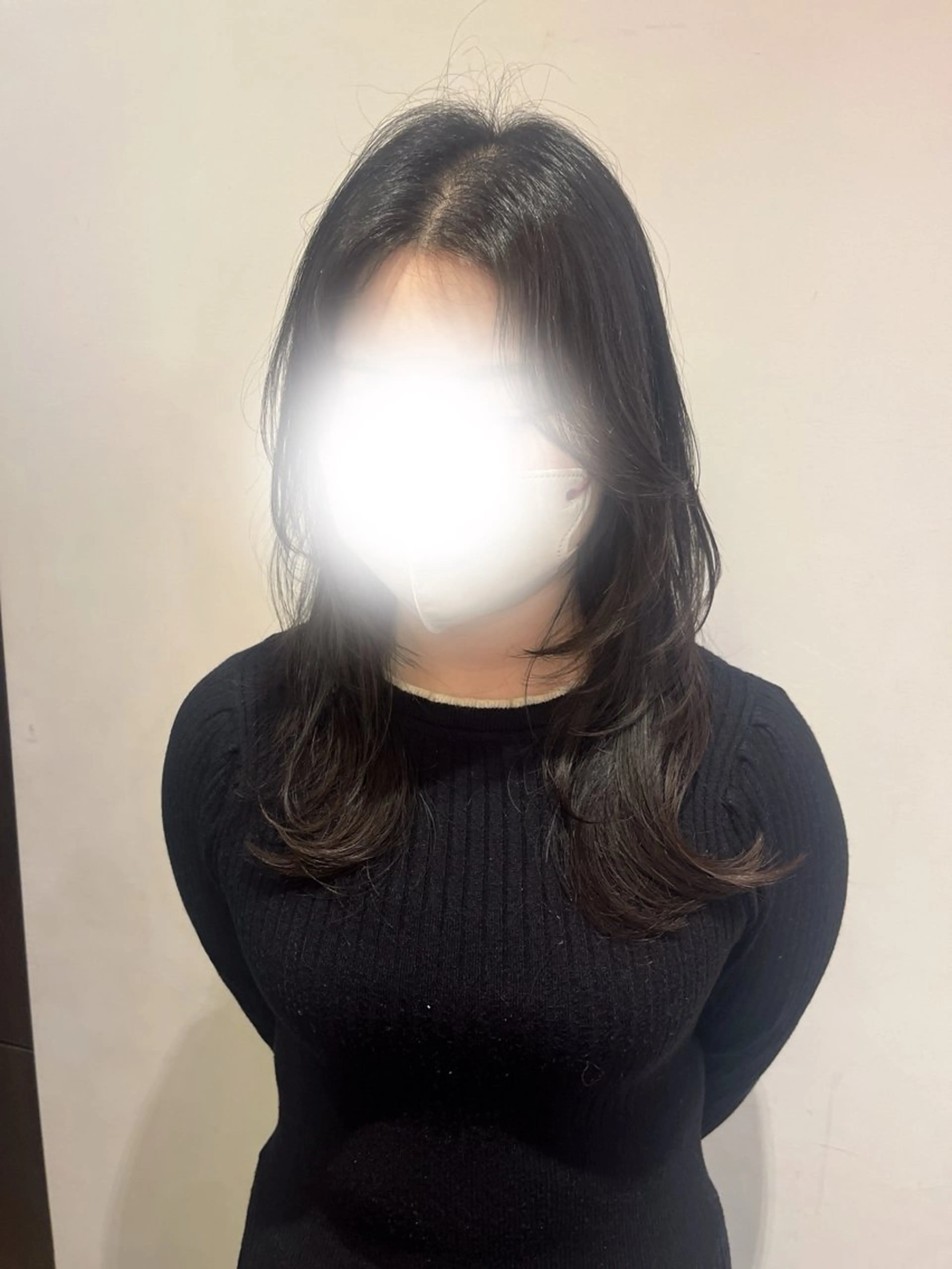 ロング ロングレイヤー ハッシュカット レイヤーカット ロング LENAHC ist アベフミナのヘアスタイル