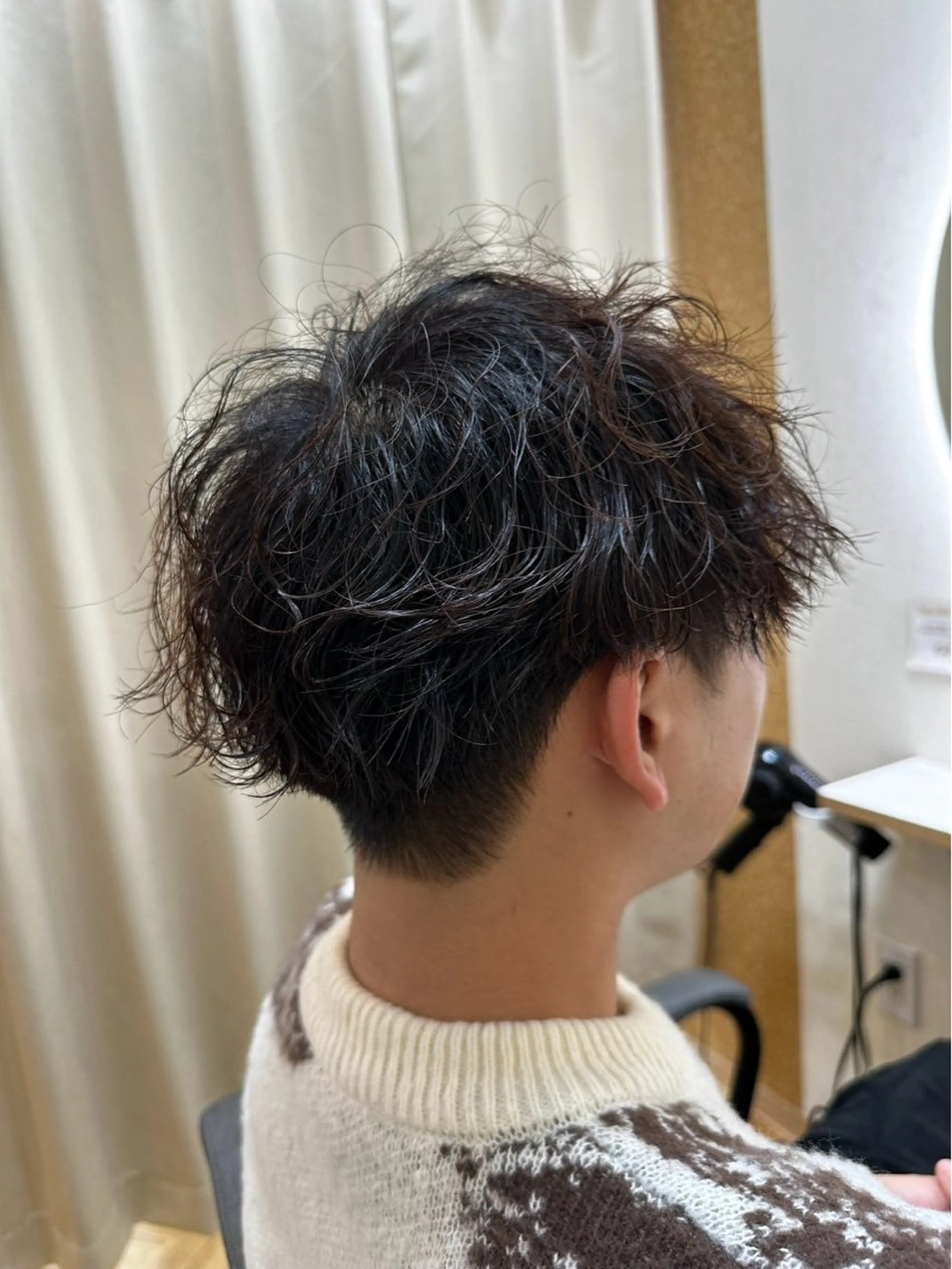 ショート パーマ メンズ TELA HAIR 袖ヶ浦店所属・TELAHAIR ﾓﾃﾞﾙ募集TOMOのヘアスタイル