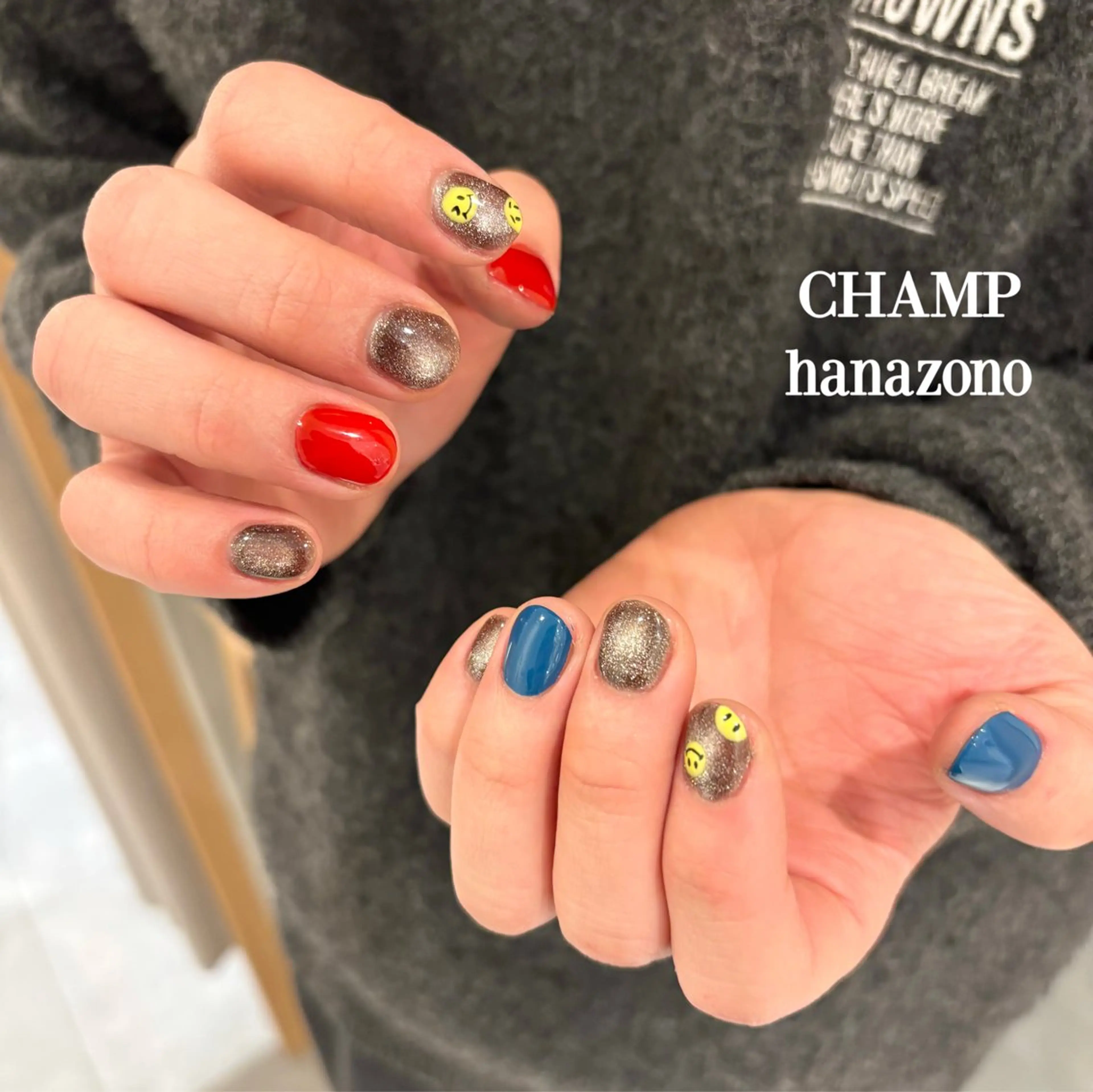 ネイル champ花園 青山優鈴のネイルデザイン