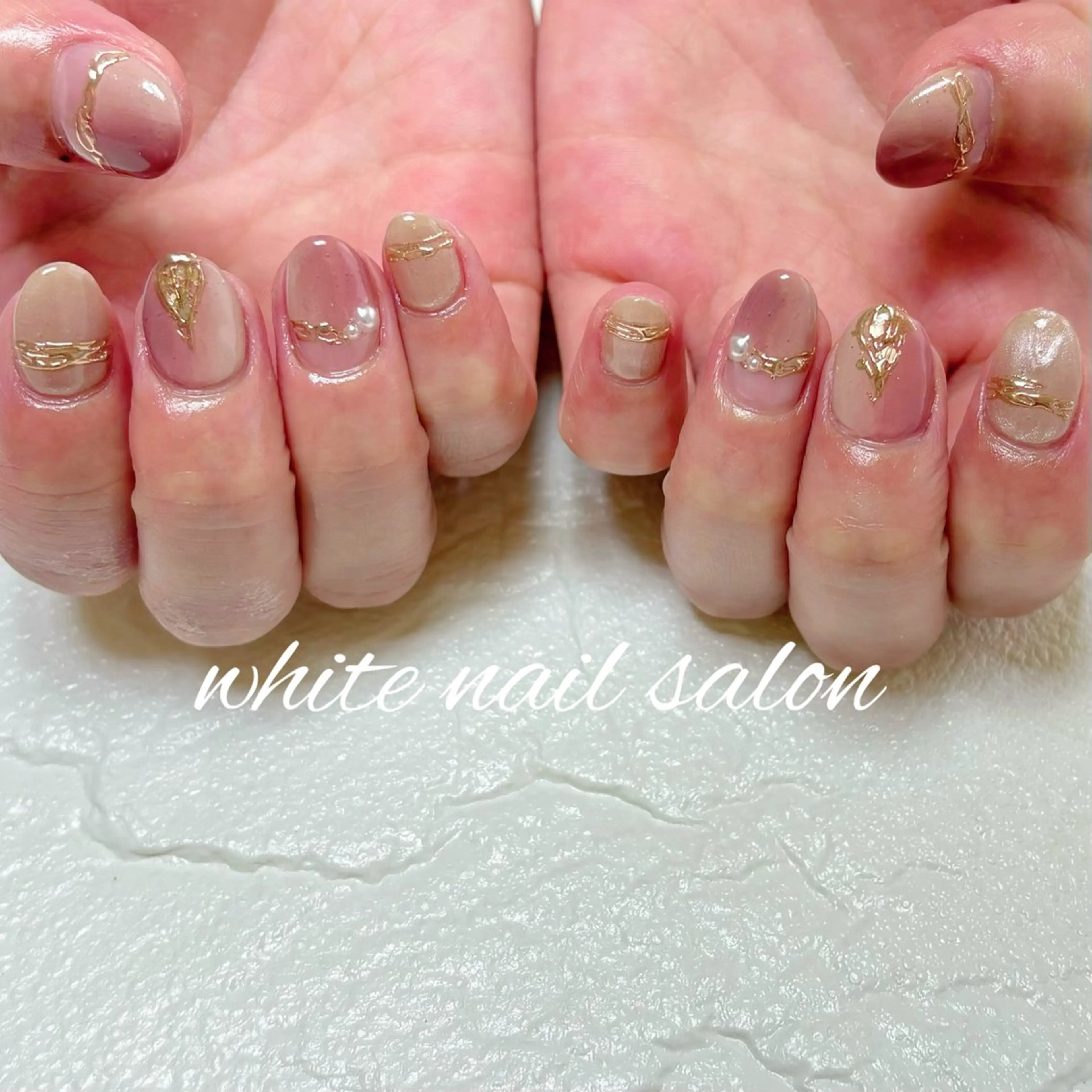ネイル ハンドネイル white nail salonのネイルデザイン