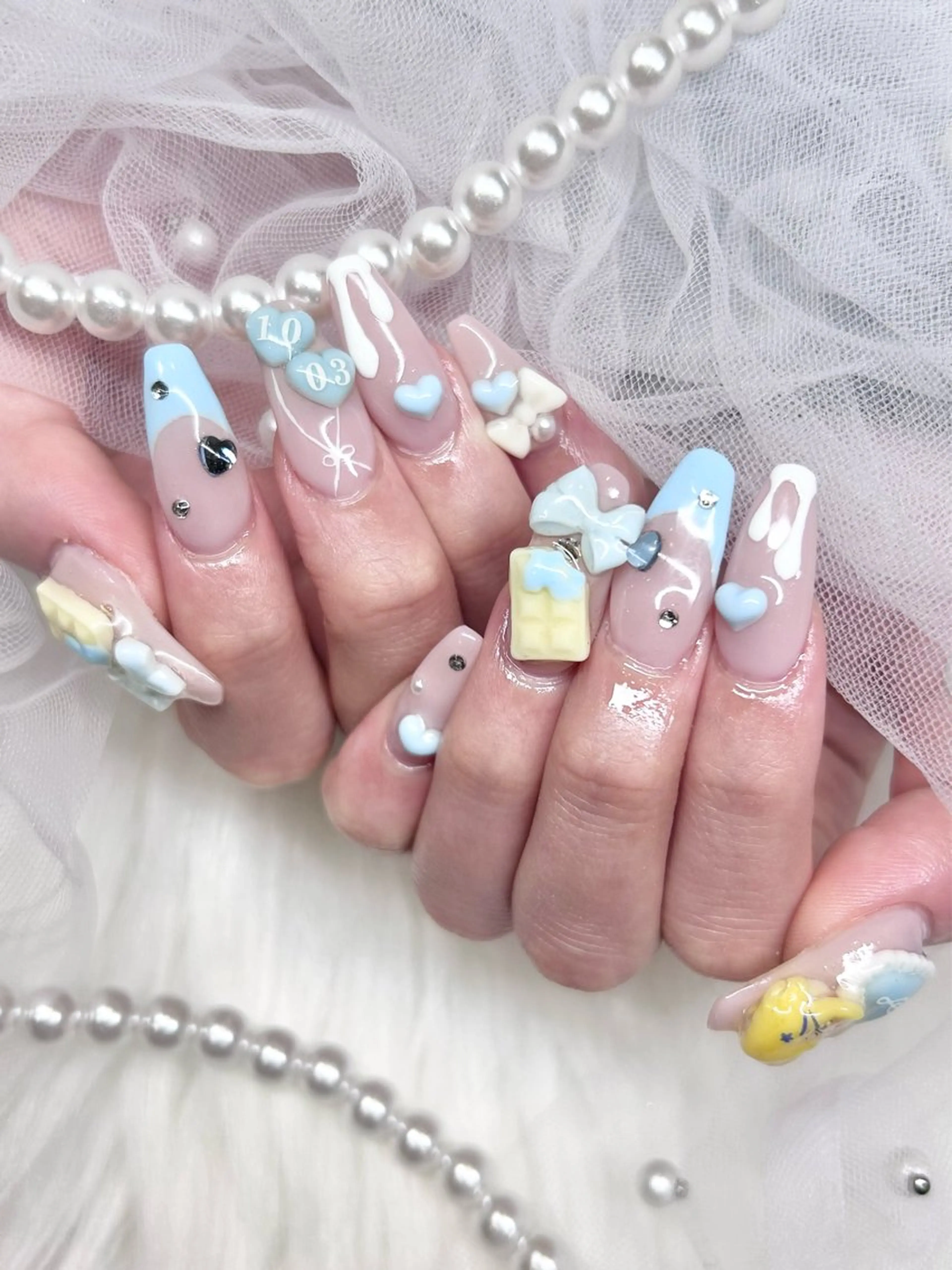 ネイル ハンドネイル Lumo所属・めろち ちゃんのネイルデザイン