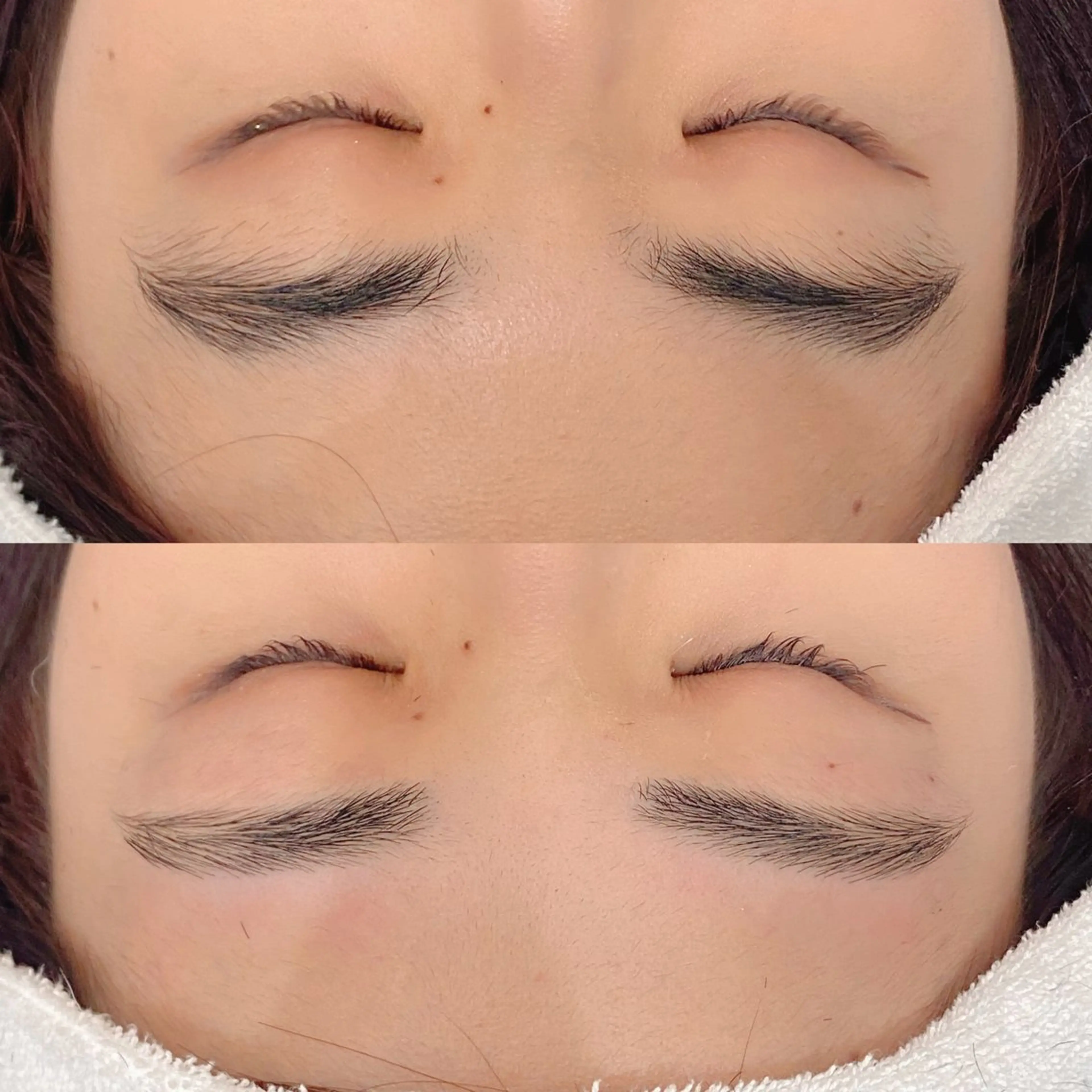 アイブロウ ワックス脱毛 眉カット PROGRESS あかり❤️‍🔥のマツエク・マツパデザイン