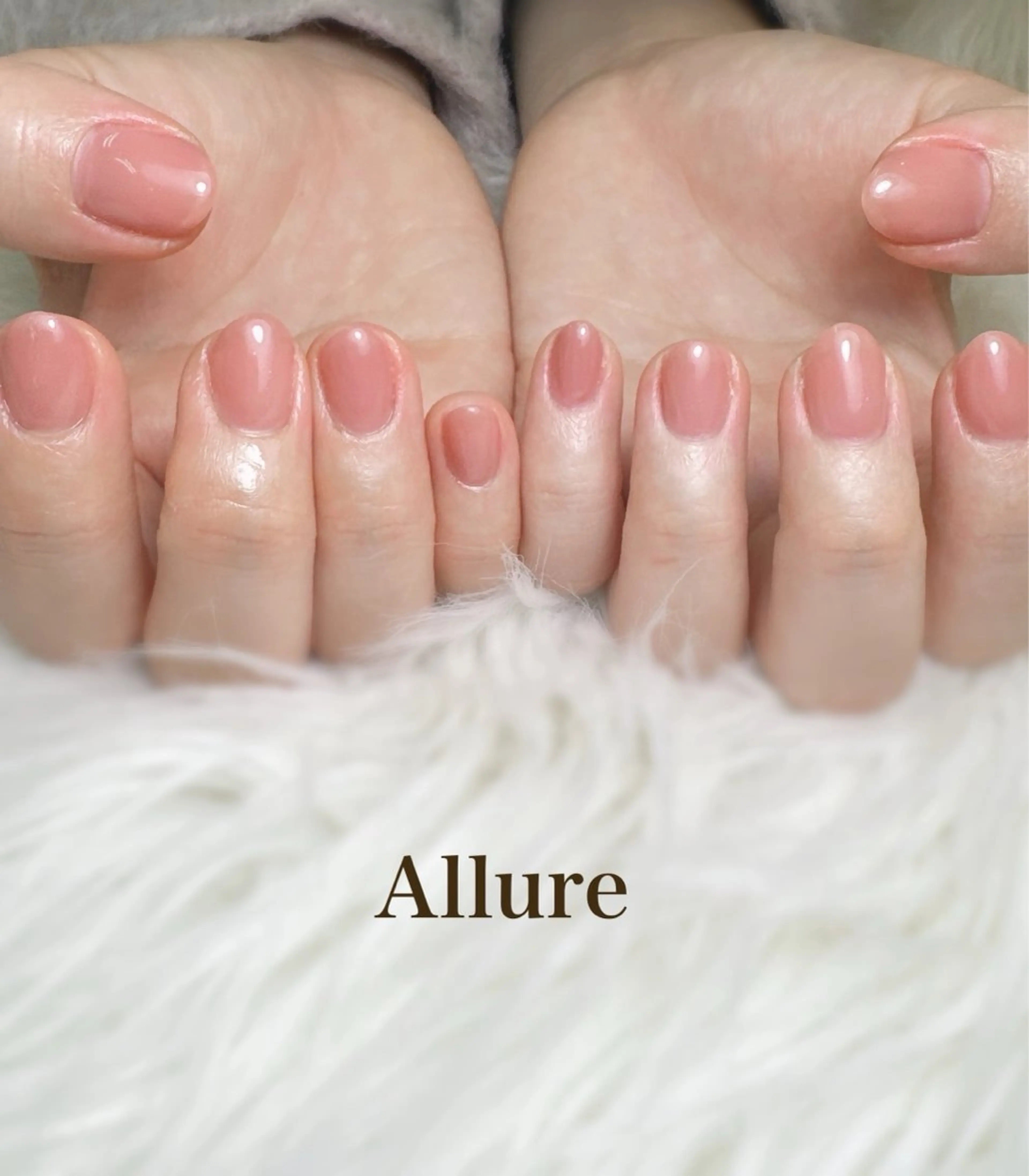 ネイル ジェルネイル ワンカラーネイル Allure Yuuのネイルデザイン