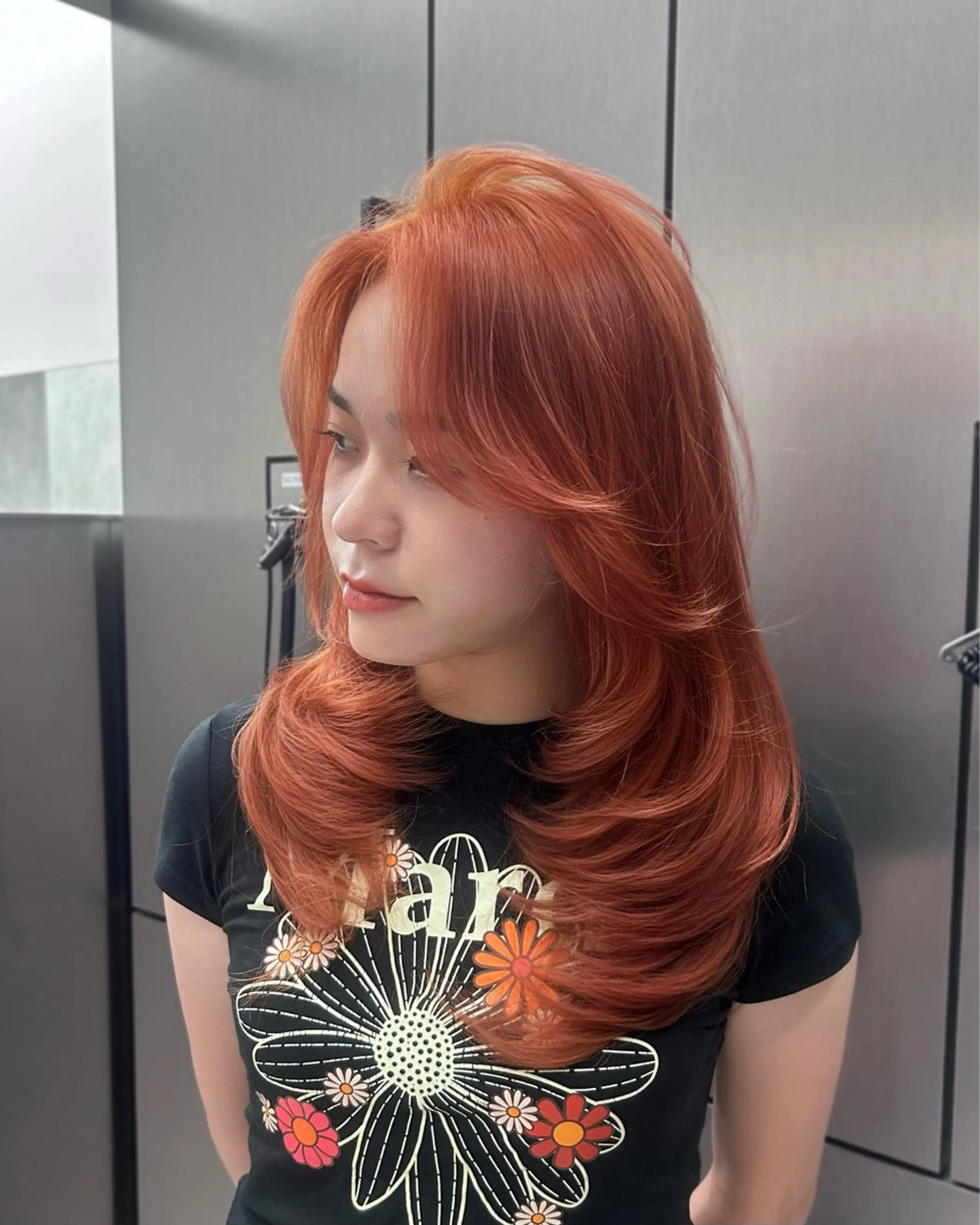 ロング レイヤーカット カット ヘアカラー トリートメント 大人レイヤー/艶美髪 🇺🇸TOMONAのヘアスタイル