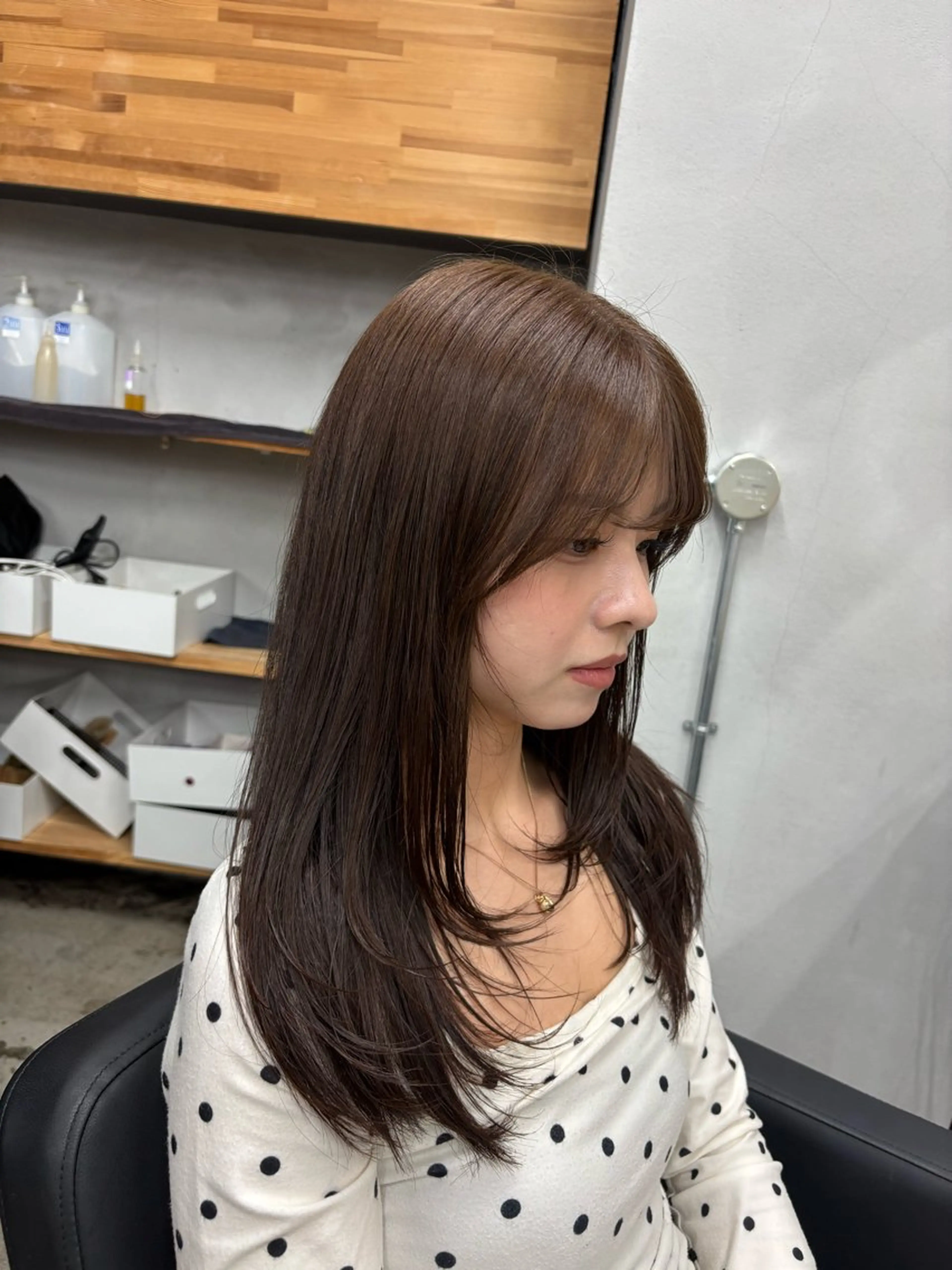 セミロング カラー カット ヘアカラー mono / Manatoのヘアスタイル