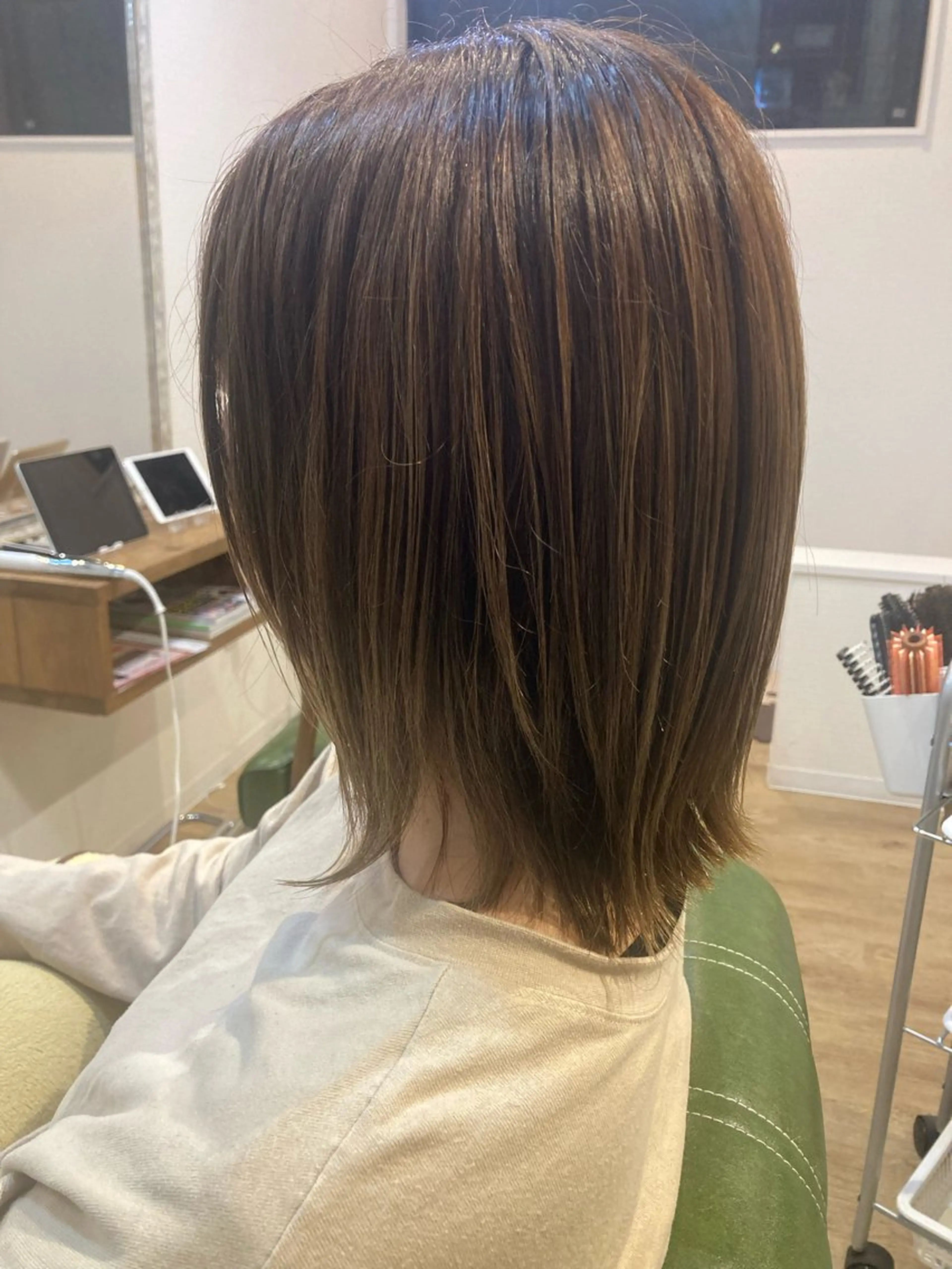 セミロング 西村 雄介のヘアスタイル
