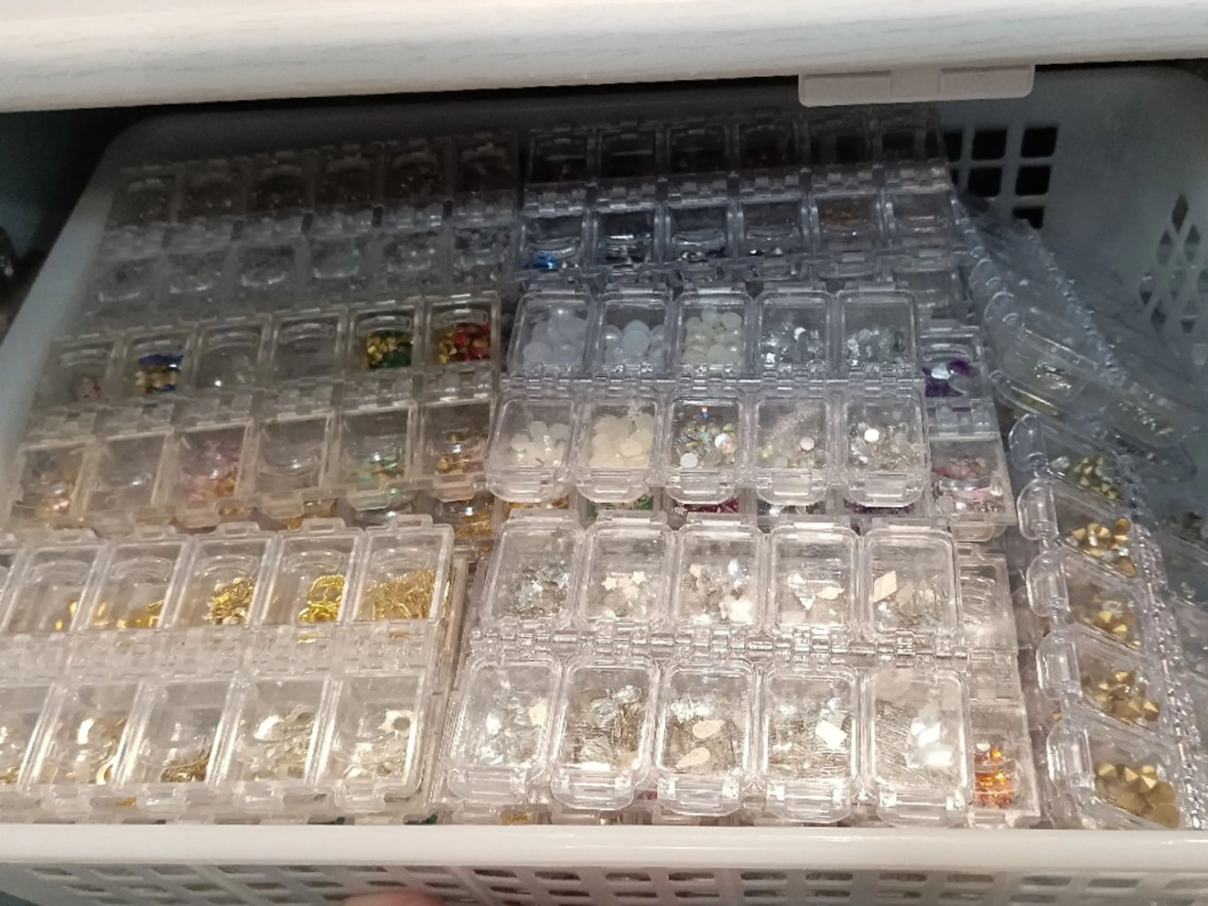 ネイル ラメ(グリッター) ストーンネイル Coco Girlsのネイルデザイン