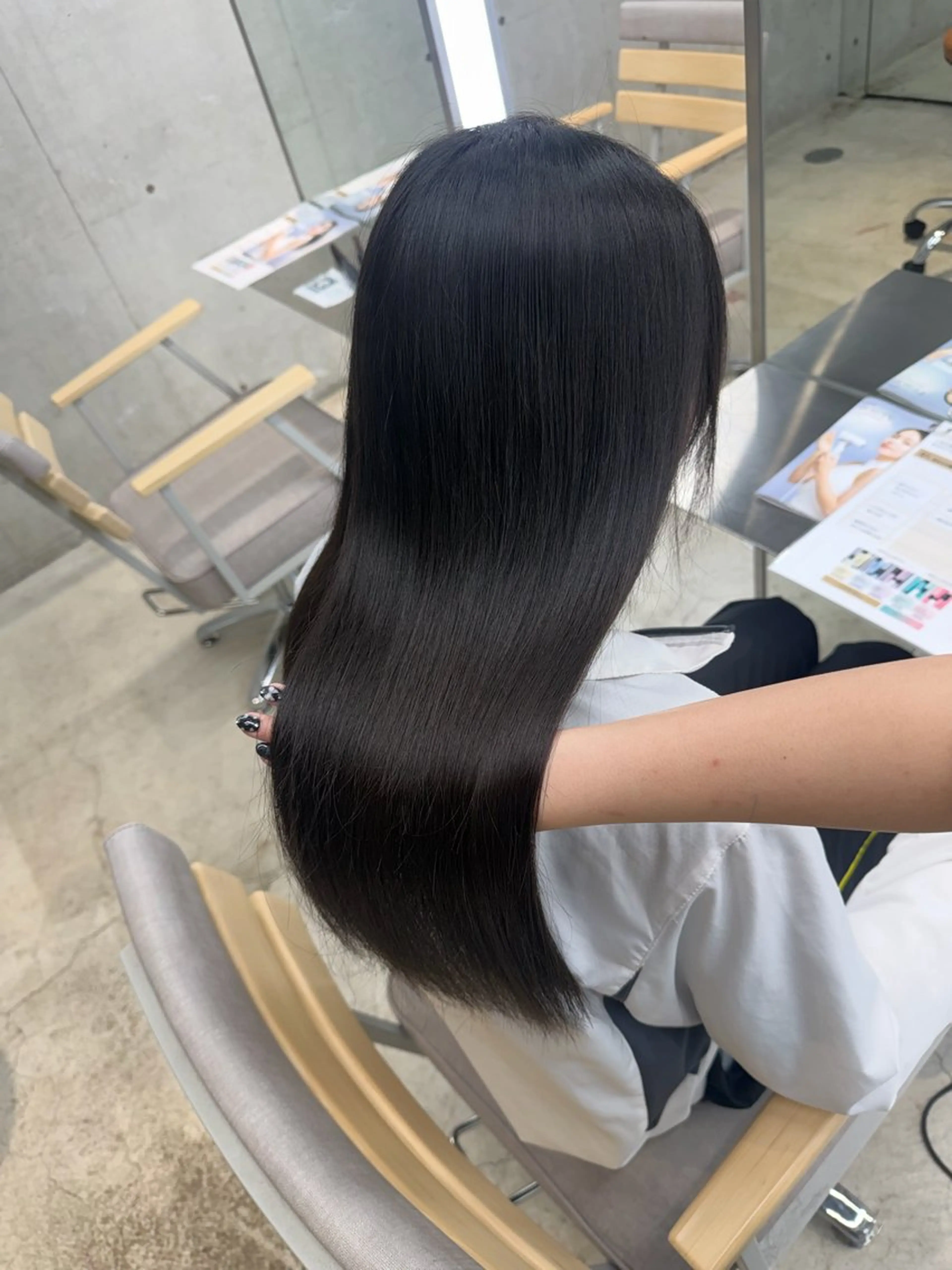 ロング 縮毛矯正 🎀 yuuka🎀のヘアスタイル