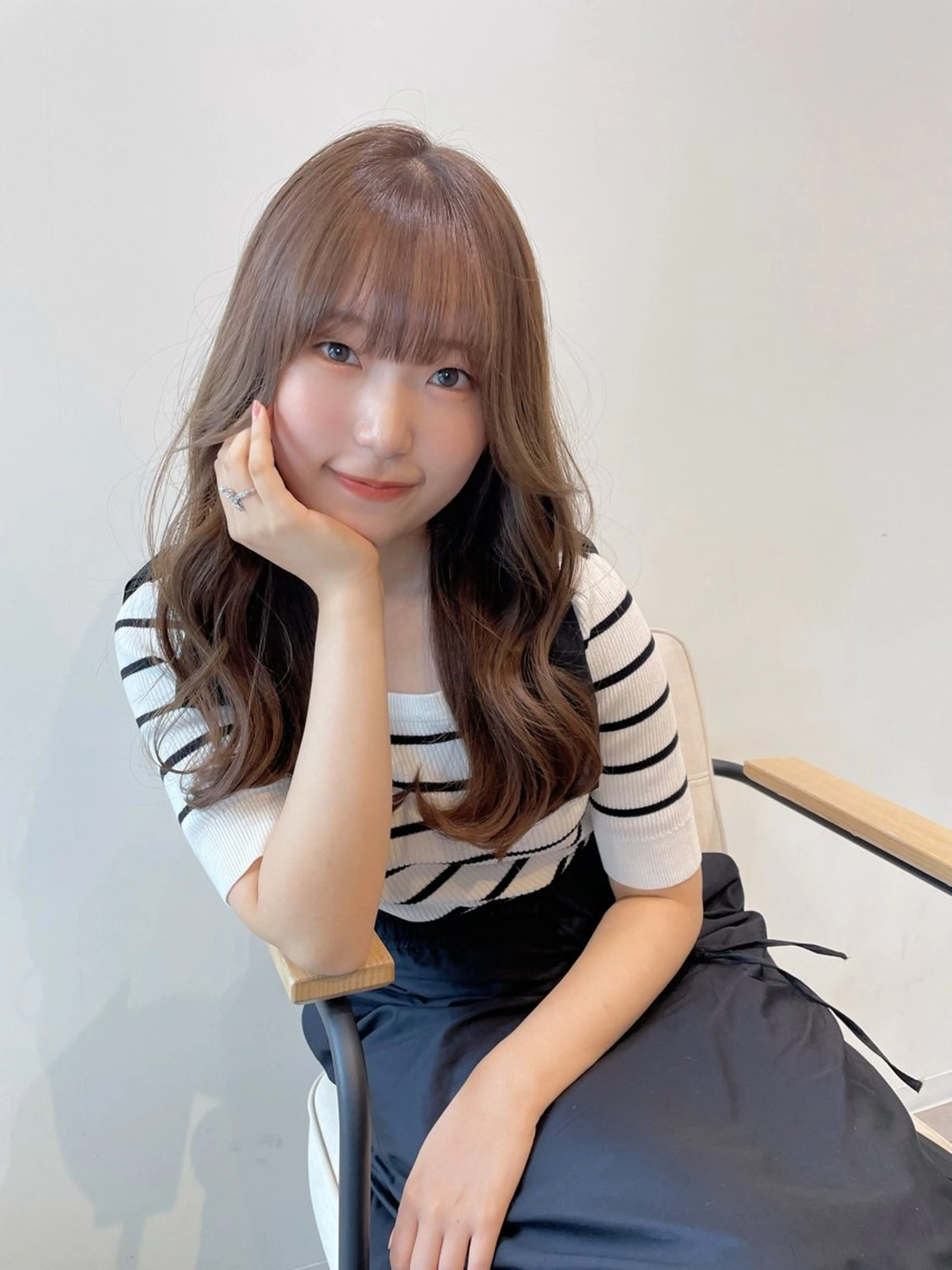 ロング カット ヘアカラー ﾅﾂﾐ/韓国ヘア/ レイヤーカット🎀のその他イメージ