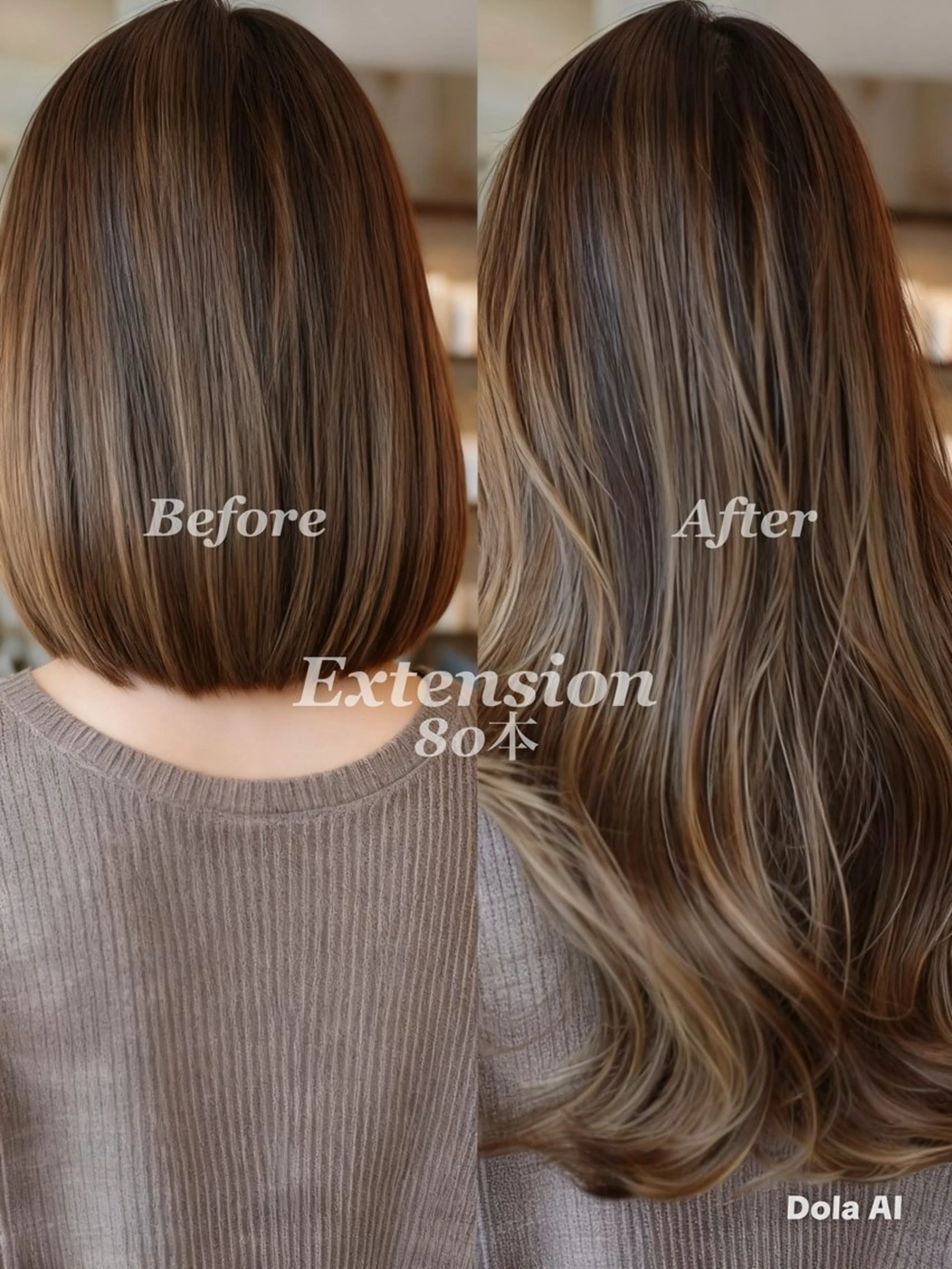 ロング エクステ 艶カラー/エクステ/ 藤原リックのヘアスタイル