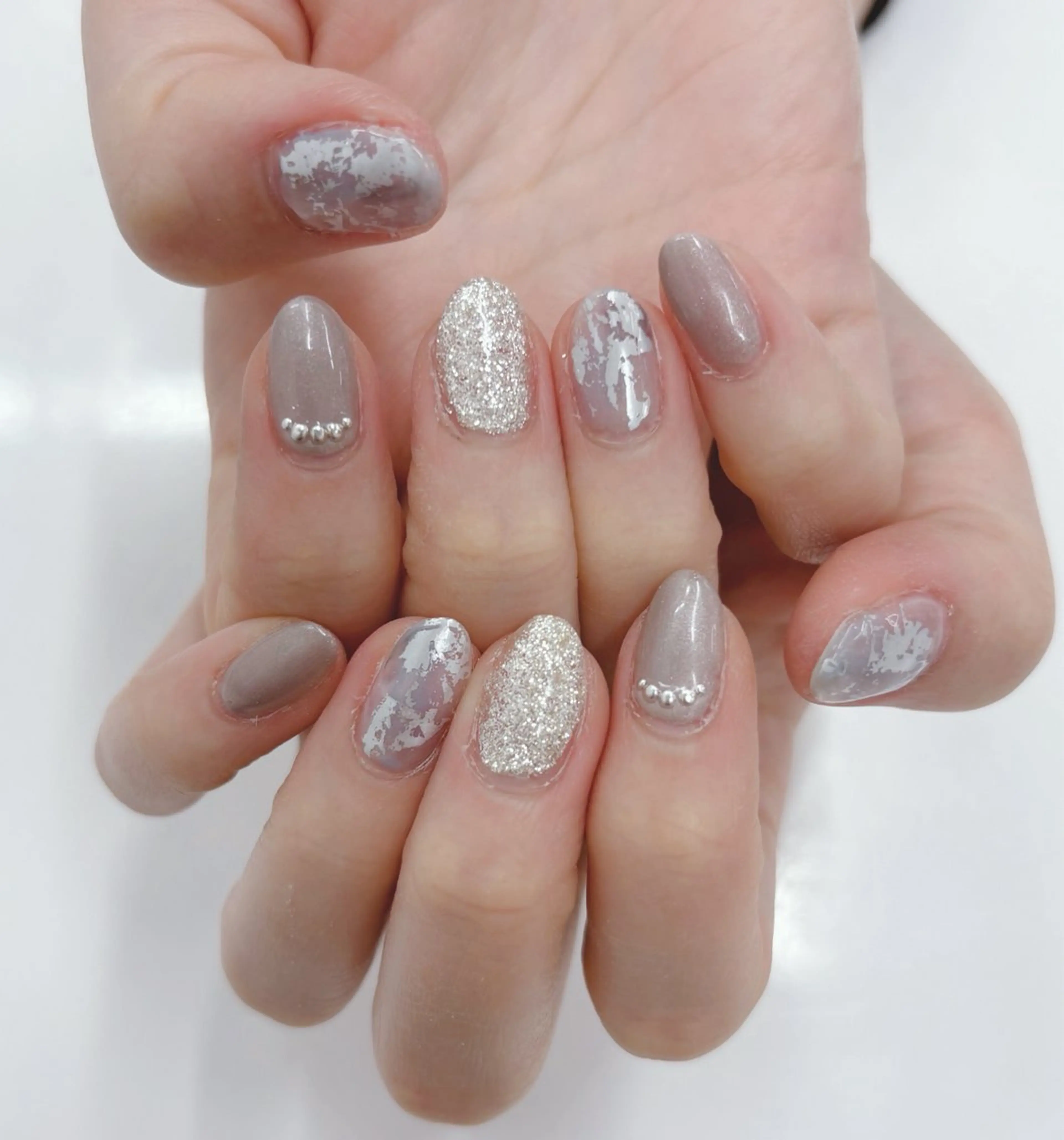 ネイル ニュアンスネイル ハンドネイル 宮嶋 邦佳のネイルデザイン