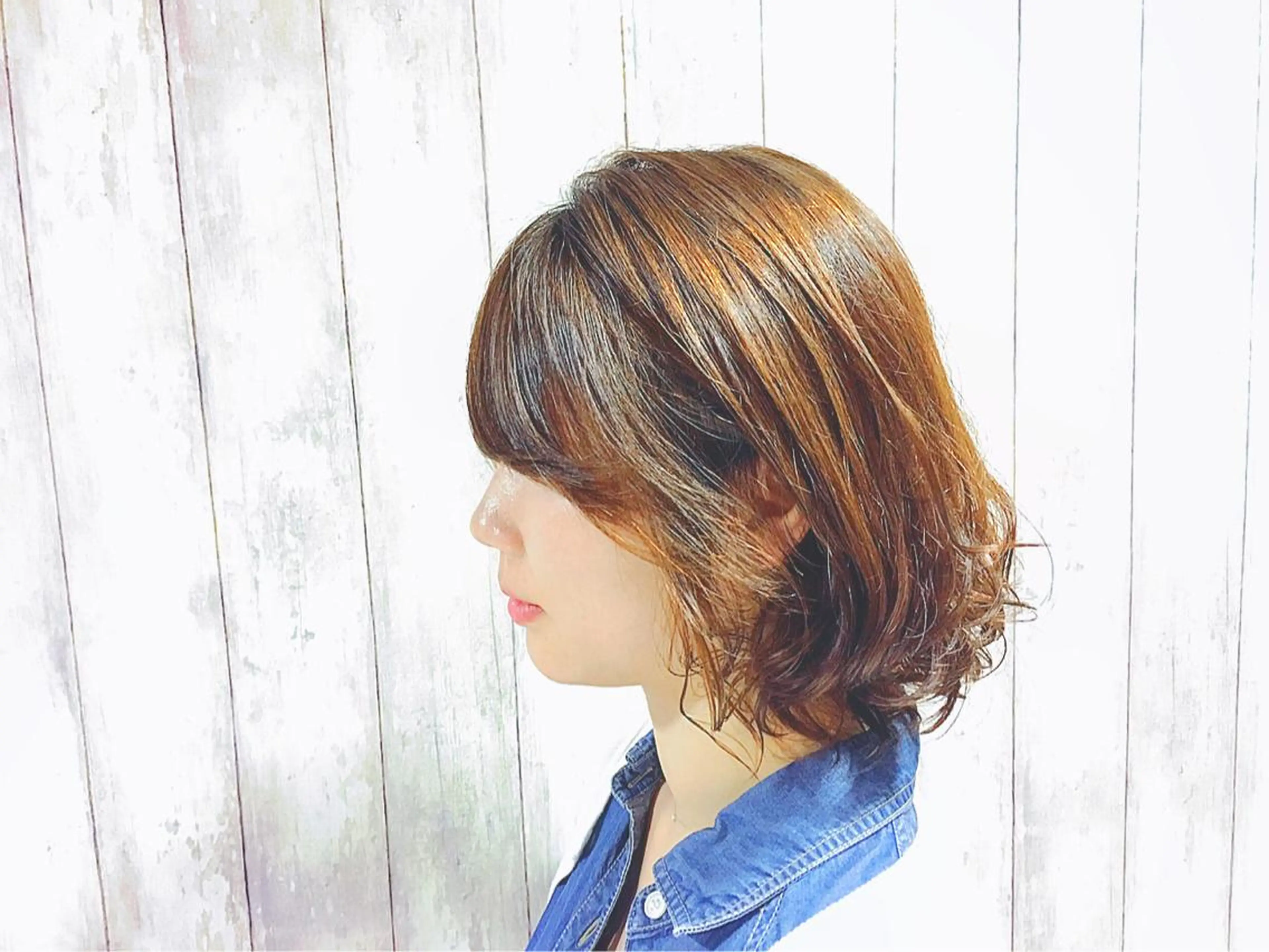 ショート ミディアム パーマ ミディアムパーマ boutique misakiのヘアスタイル