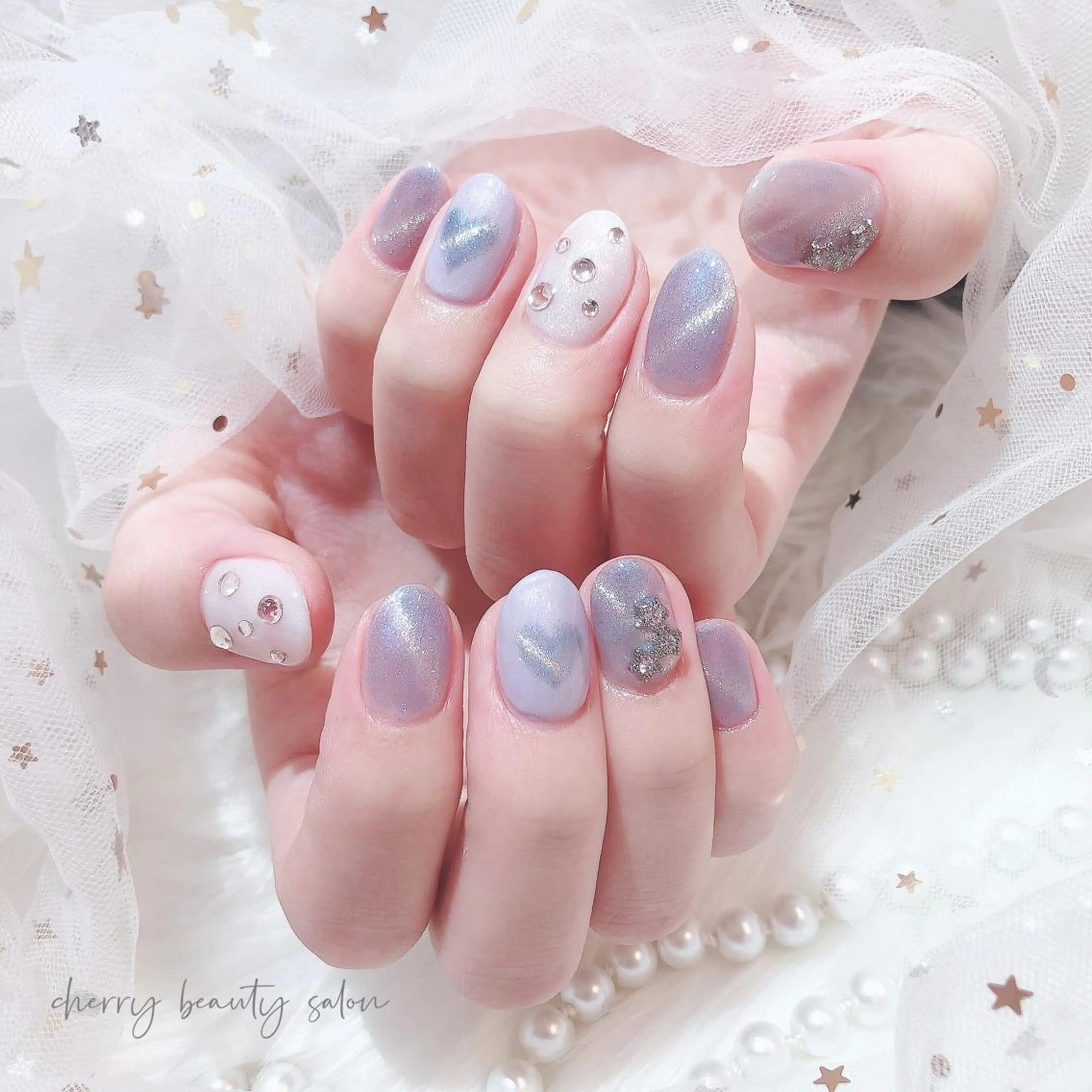 ショート SAKURA 🍒のネイルデザイン