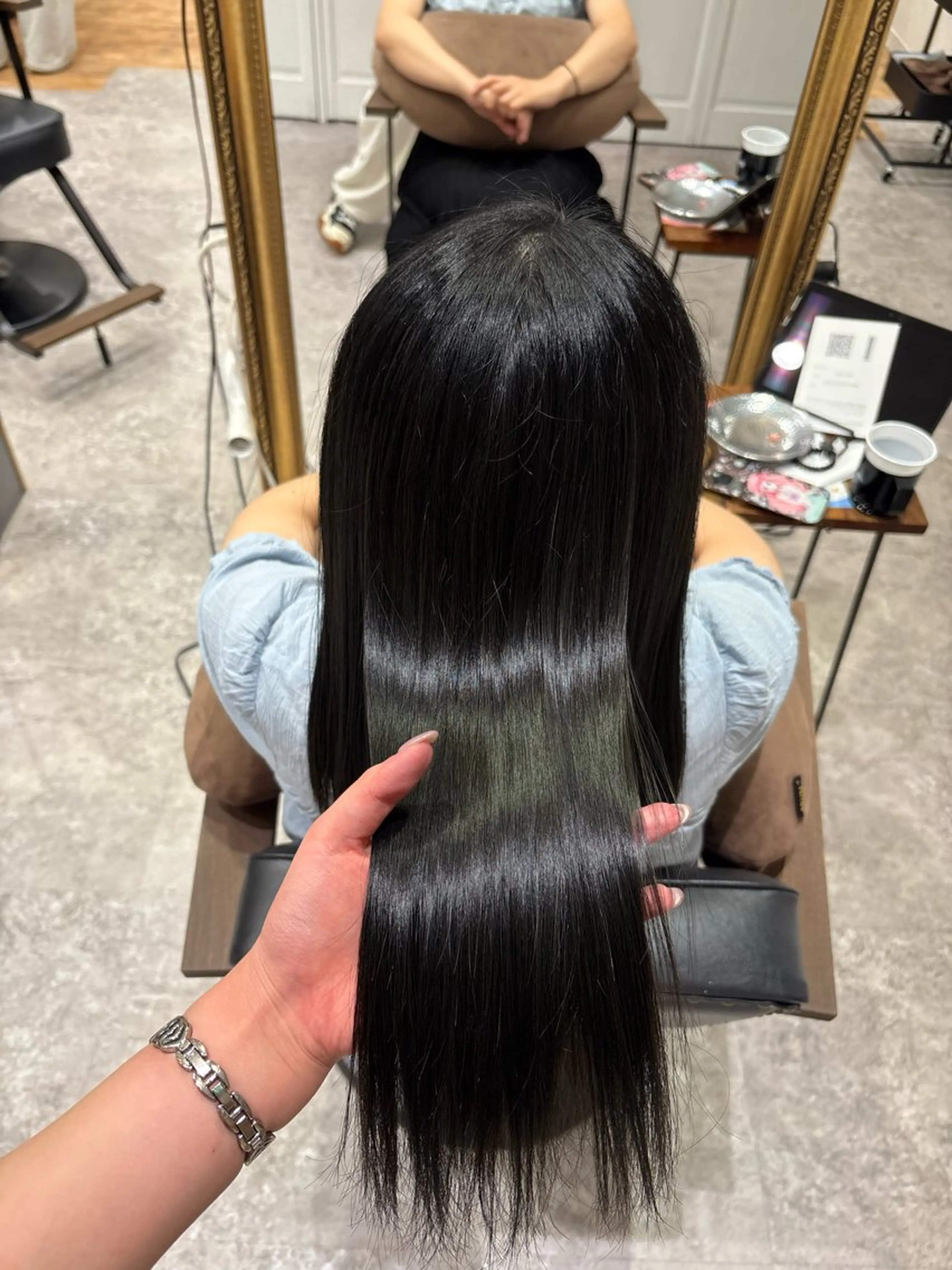 【落ちる黒😳一時的に暗くしたい、また明るくしたい方！】ブラック🐈‍⬛➕クイックトリートメント💫の写真