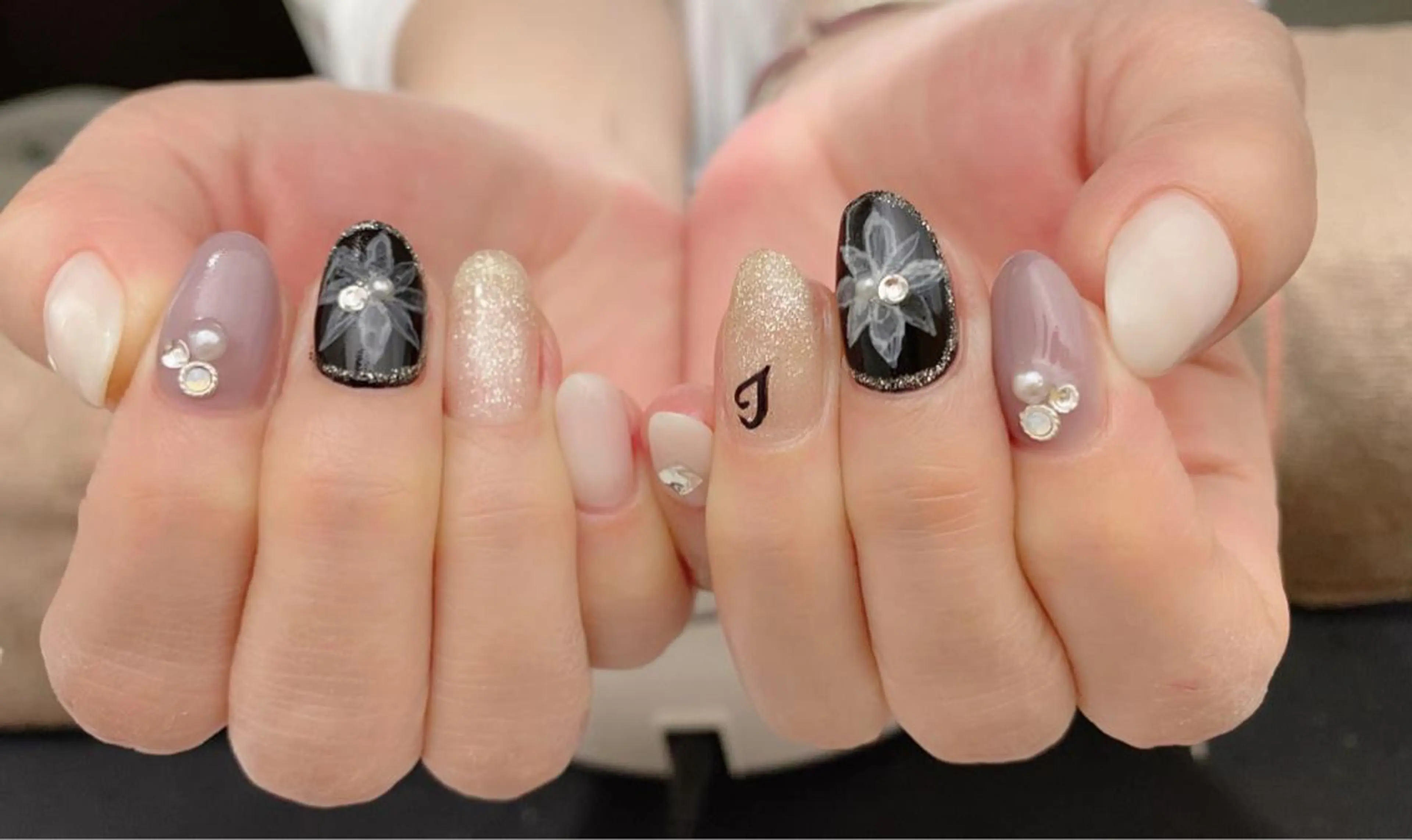 ネイル フラワーネイル ハンドネイル ハンドケア u sのネイルデザイン